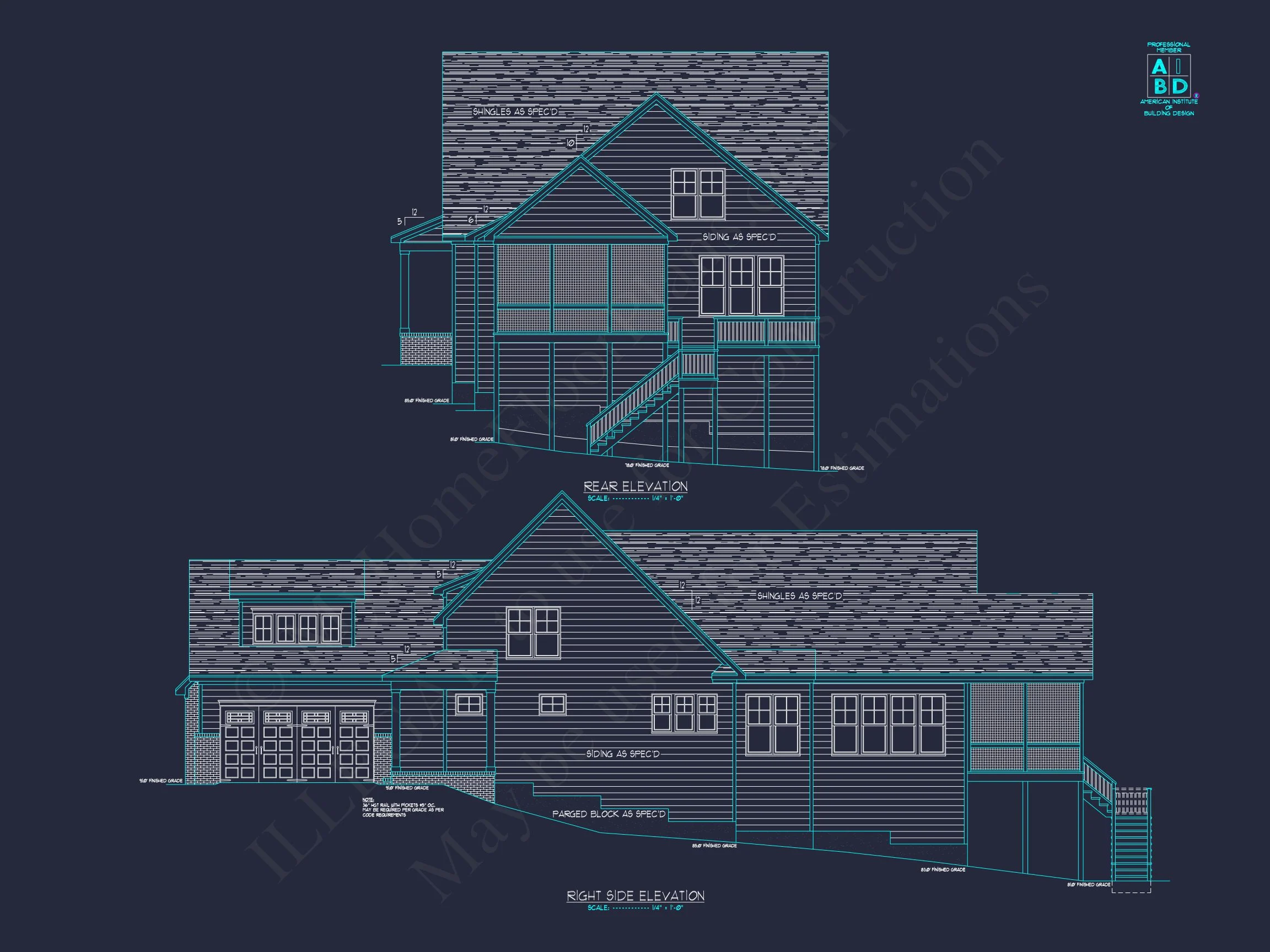 Spacious house Plan with Blueprint and CAD Designs