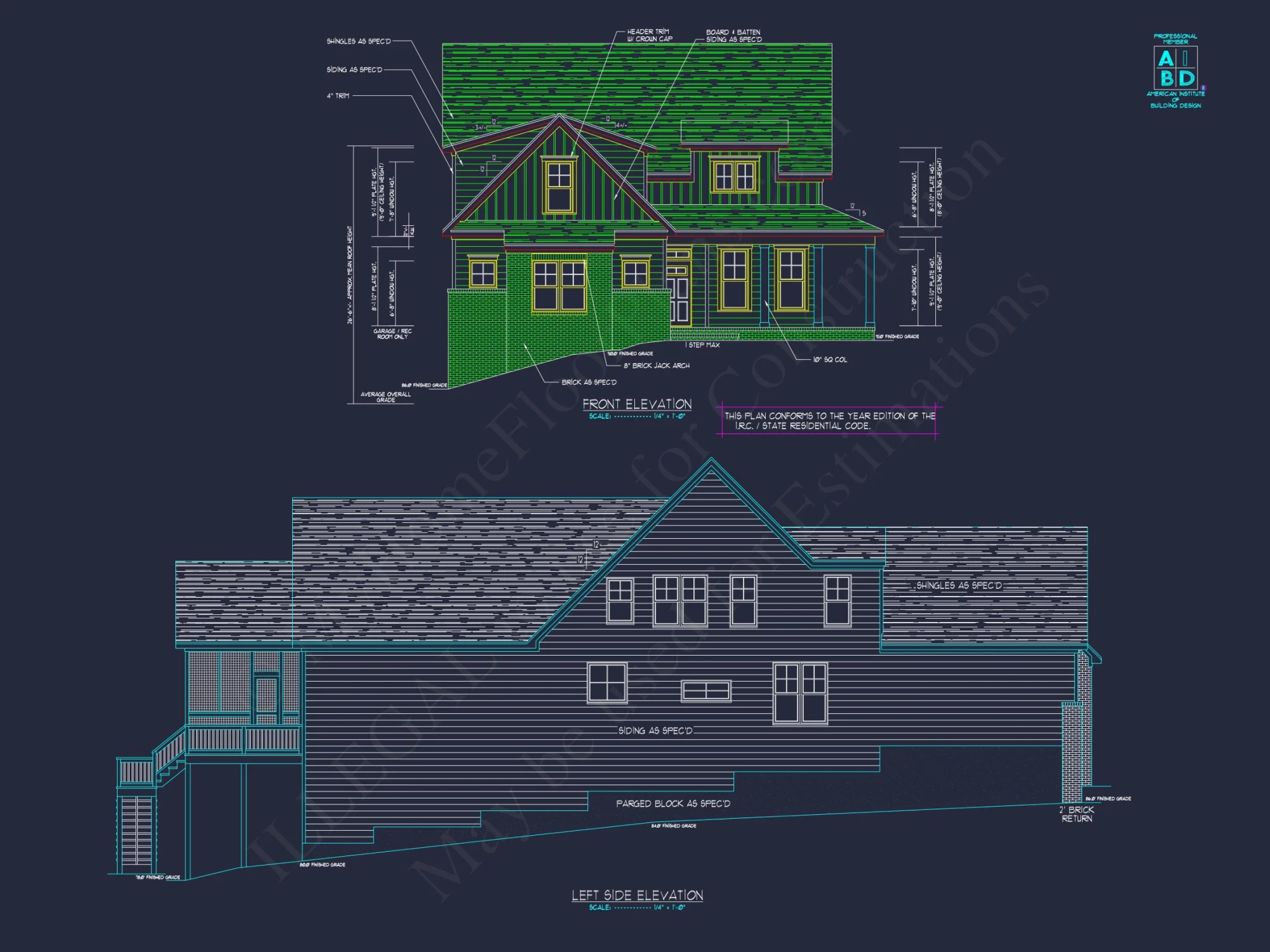 Spacious house Plan with Blueprint and CAD Designs