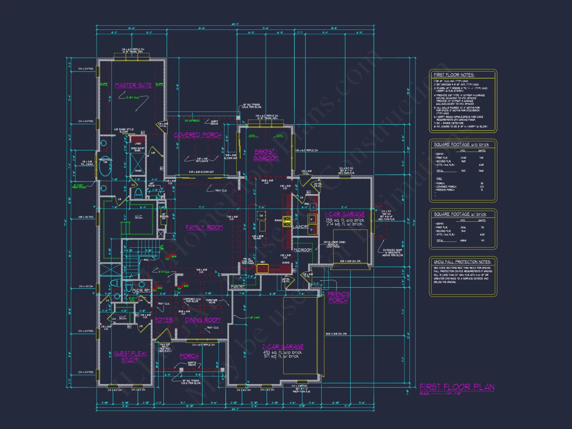 Luxury 5-Bedroom Transitional house Plan with Detailed Blueprint
