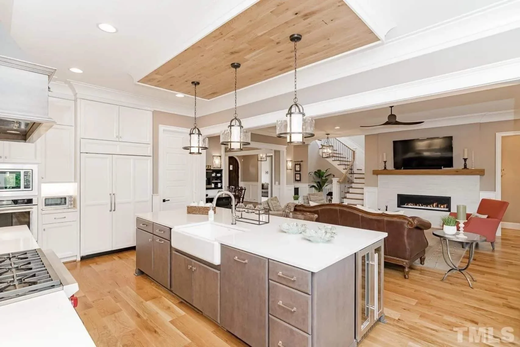 Luxury 5-Bedroom Transitional house Plan with Detailed Blueprint