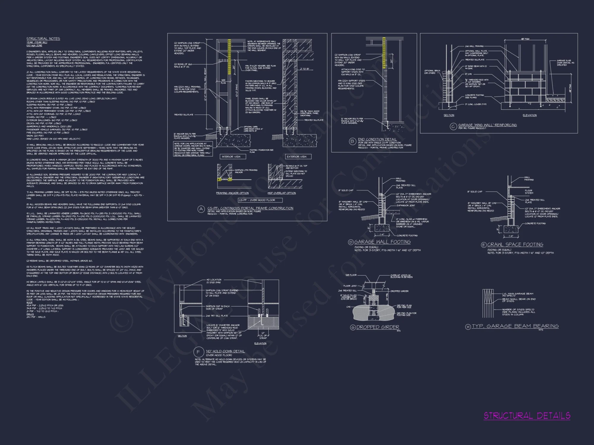 Luxury house Plan with 4 Bedrooms, CAD Designs & Blueprint