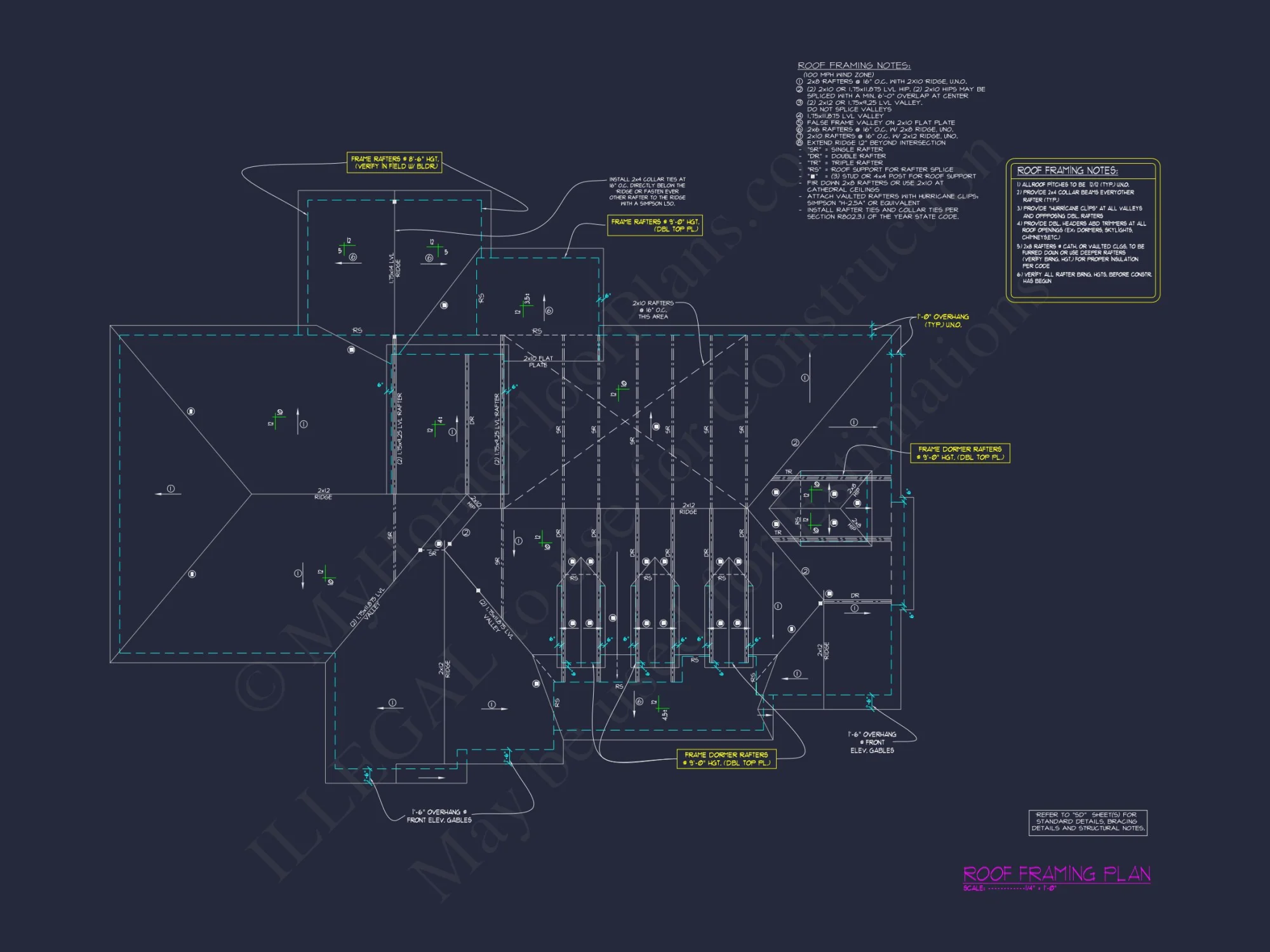 Luxury house Plan with 4 Bedrooms, CAD Designs & Blueprint
