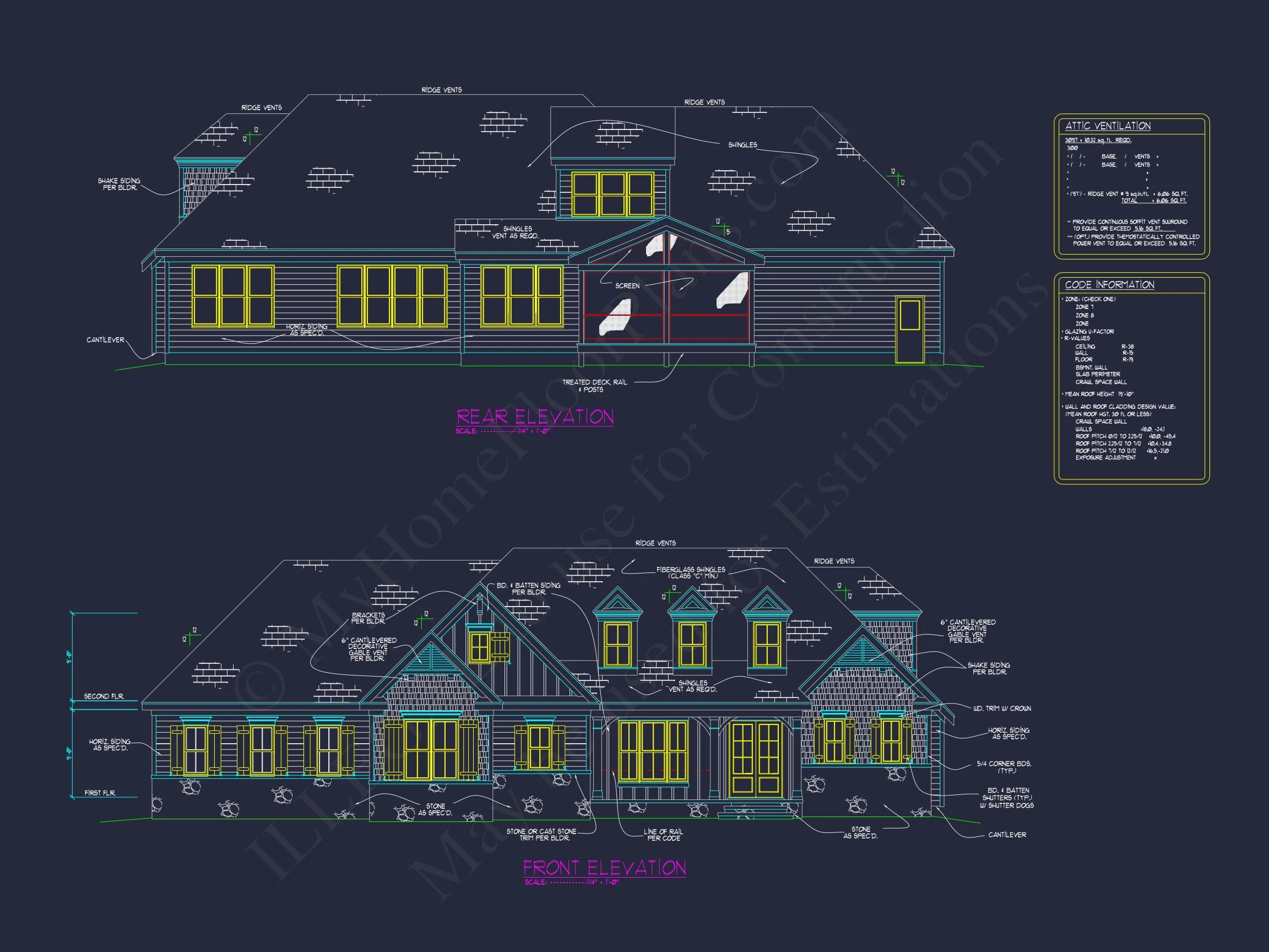 17-1388 HOUSE PLAN - Luxury House Plan with 4 Bedrooms, CAD Designs & Blueprint 32 Luxury house Plan with 4 Bedrooms, CAD Designs & Blueprint
