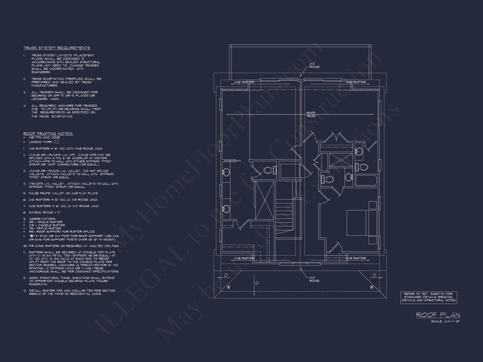 Modern Beach house CAD Plan with Coastal Architecture Options