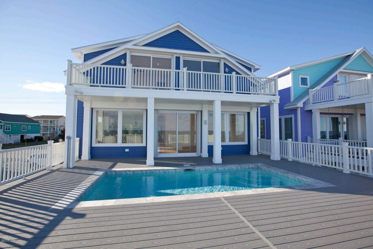 Modern Beach house CAD Plan with Coastal Architecture Options