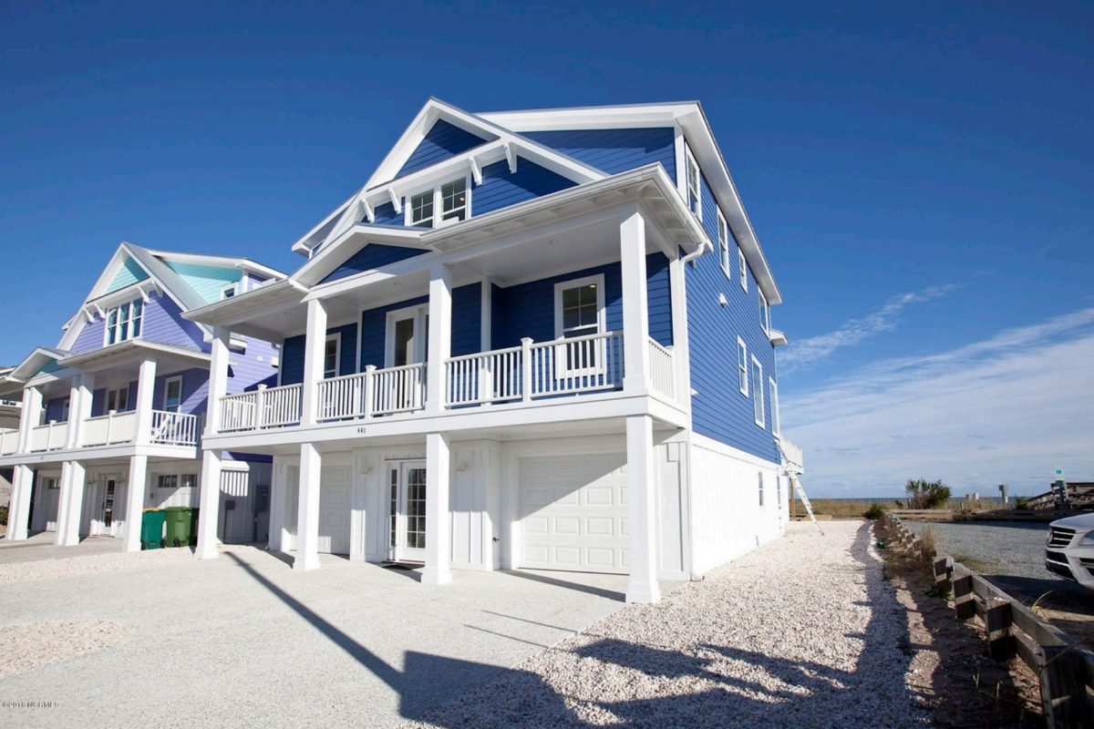 Modern Beach house CAD Plan with Coastal Architecture Options