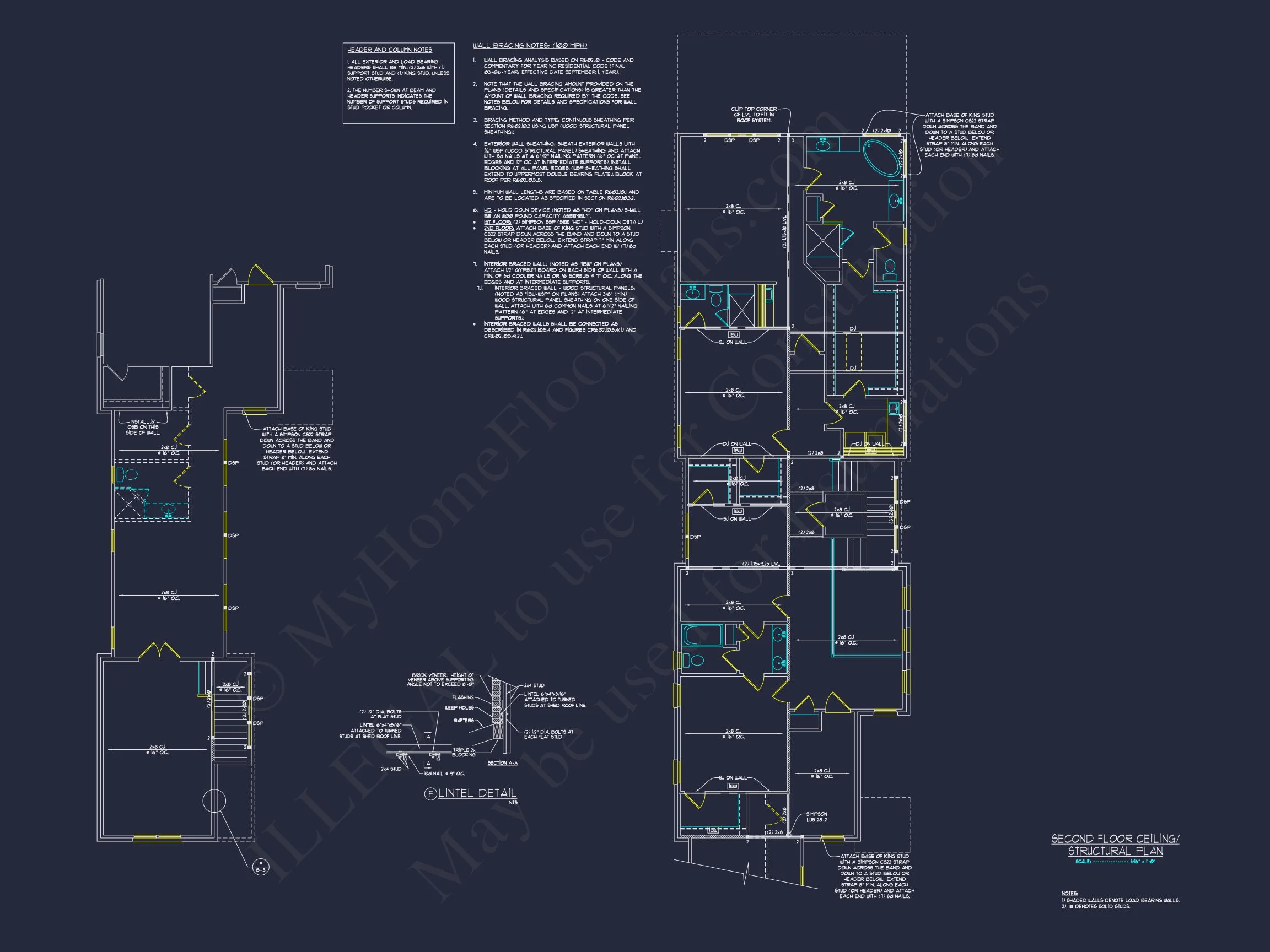 16-1285 HOUSE PLAN - Charleston-Inspired House Plan with Detailed Floor Designs 41 Charleston-Inspired house Plan with Detailed Floor Designs