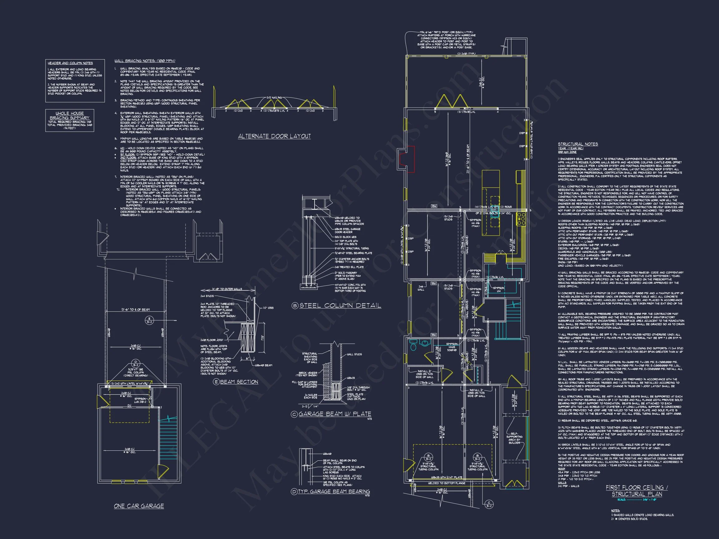 16-1285 HOUSE PLAN - Charleston-Inspired House Plan with Detailed Floor Designs 40 Charleston-Inspired house Plan with Detailed Floor Designs