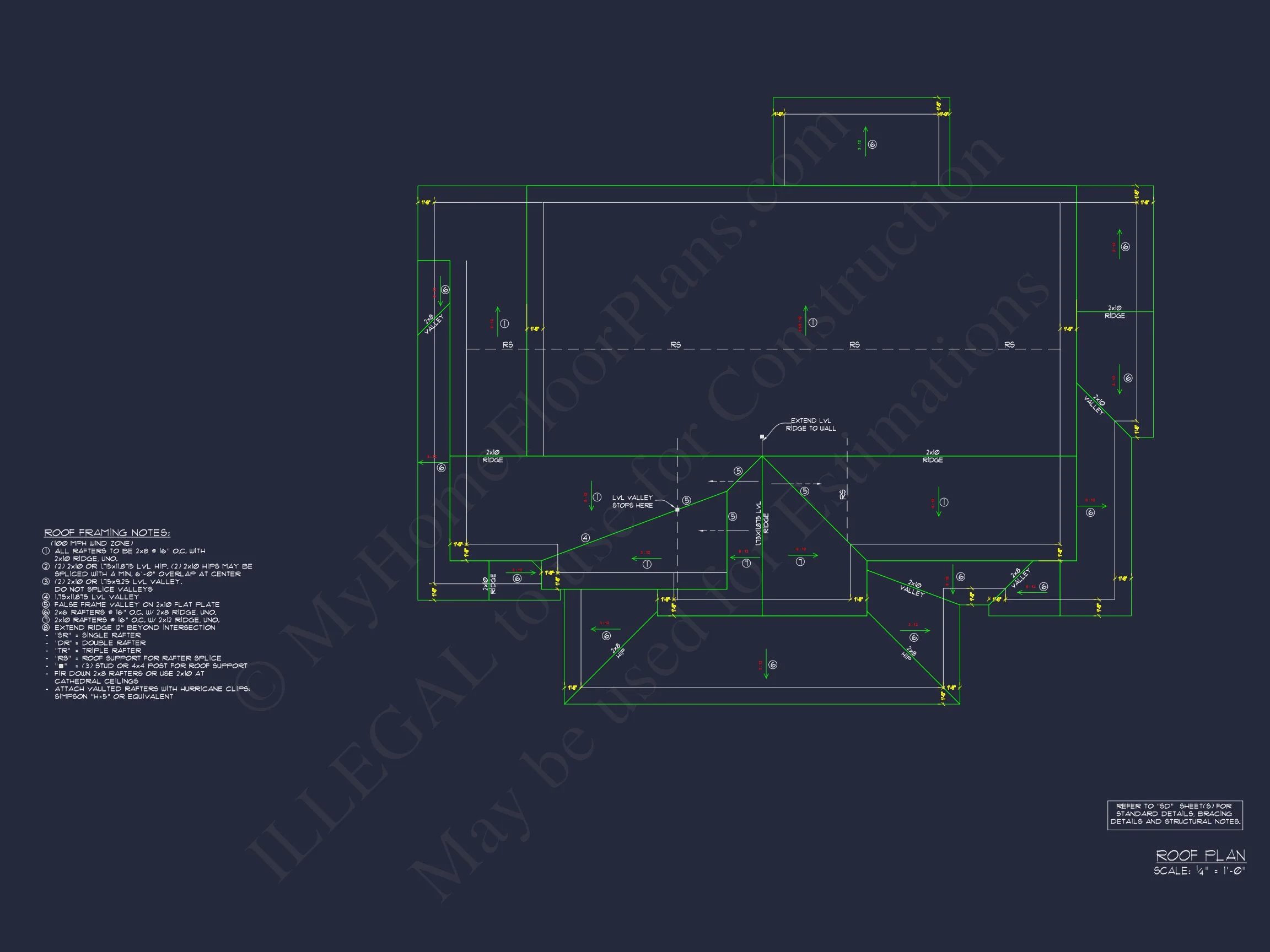 15-1490 HOUSE PLAN - Modern House Plan with 2 Floors, CAD Blueprint & 5 Bedrooms 48 Modern house Plan with 2 Floors, CAD Blueprint & 5 Bedrooms