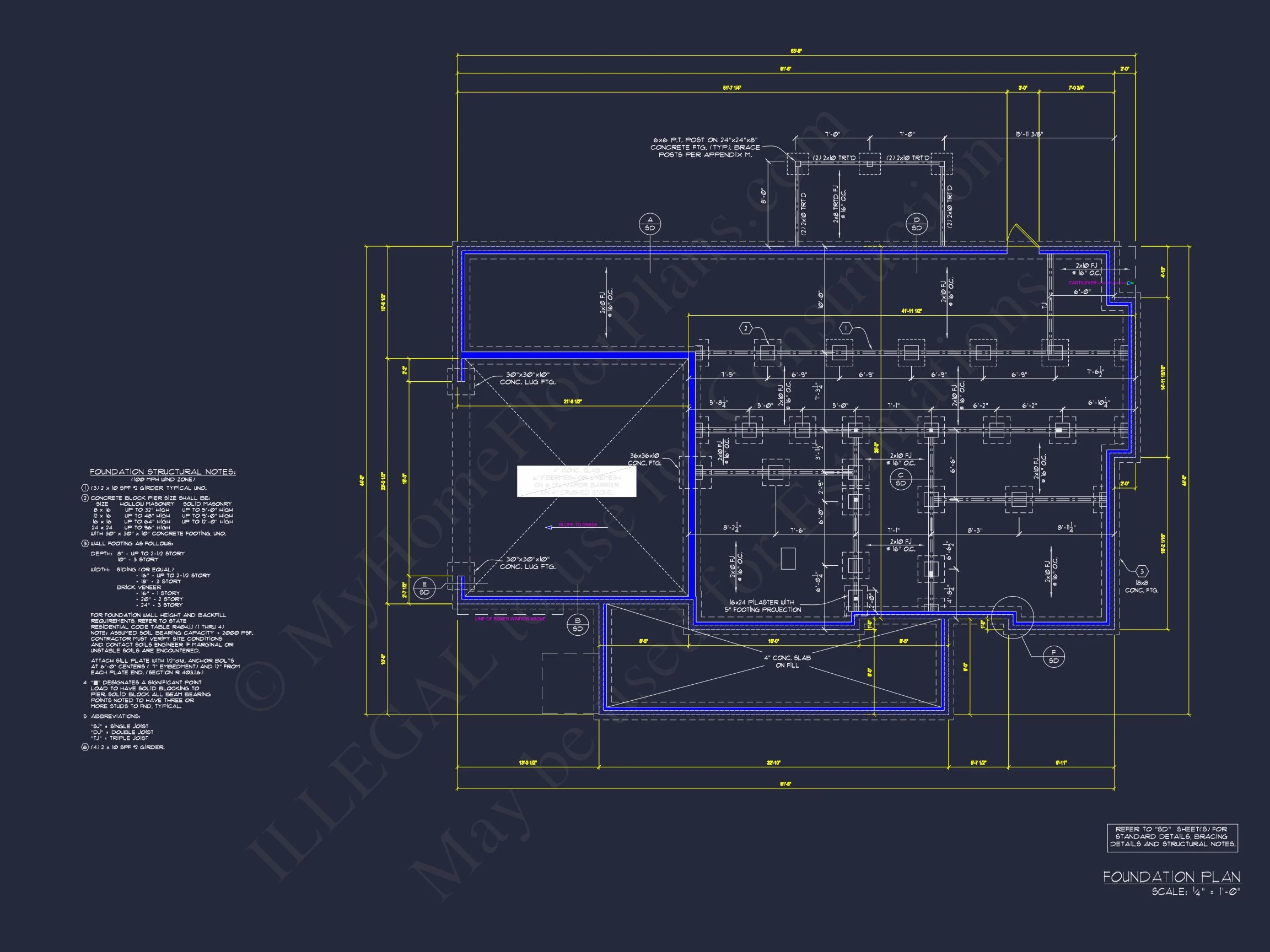 15-1490 HOUSE PLAN - Modern House Plan with 2 Floors, CAD Blueprint & 5 Bedrooms 45 Modern house Plan with 2 Floors, CAD Blueprint & 5 Bedrooms