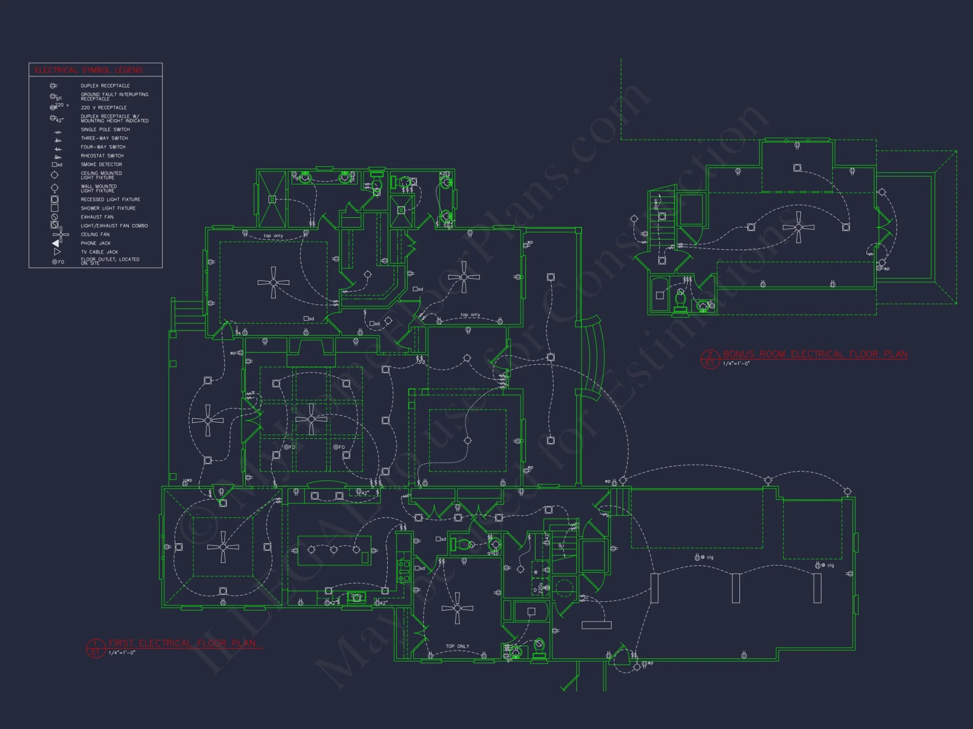 A Modern 1-Story house Plan with Detailed Designs & CAD