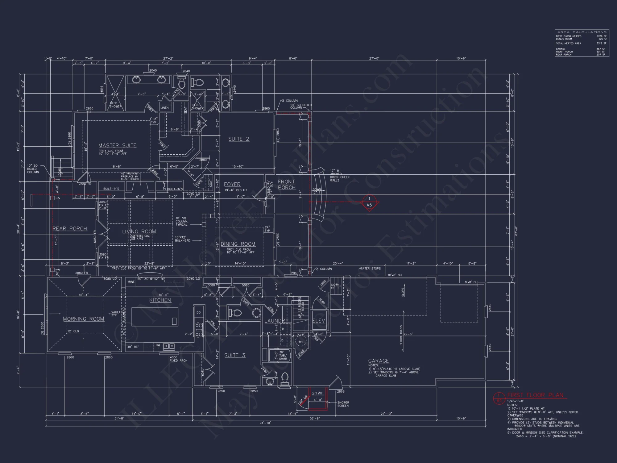 A Modern 1-Story house Plan with Detailed Designs & CAD