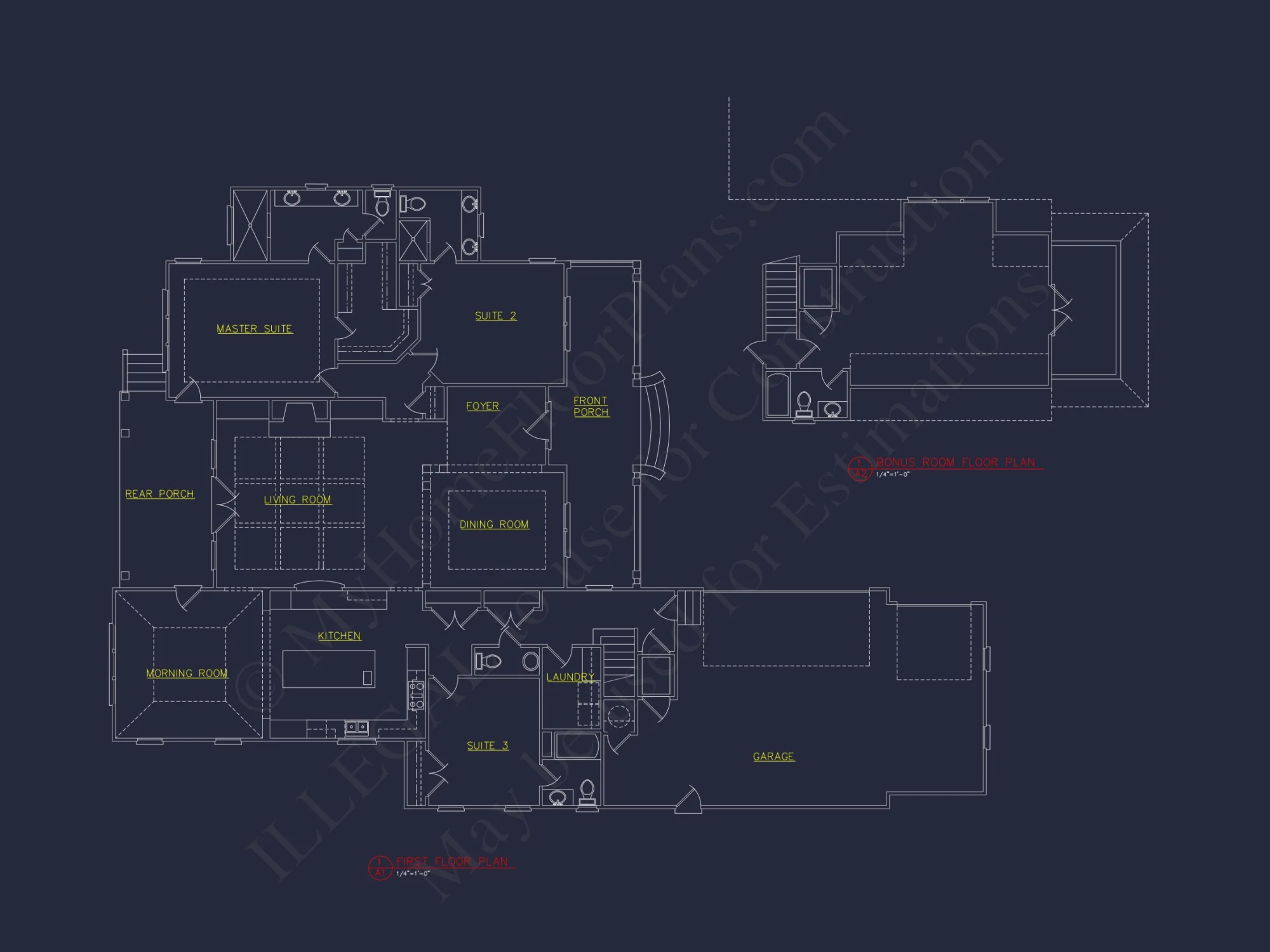 A Modern 1-Story house Plan with Detailed Designs & CAD