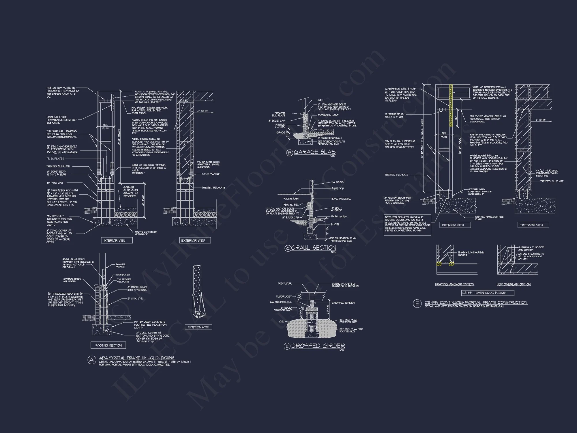 Functional 5-Bedroom CAD house Plan With Bonus Features