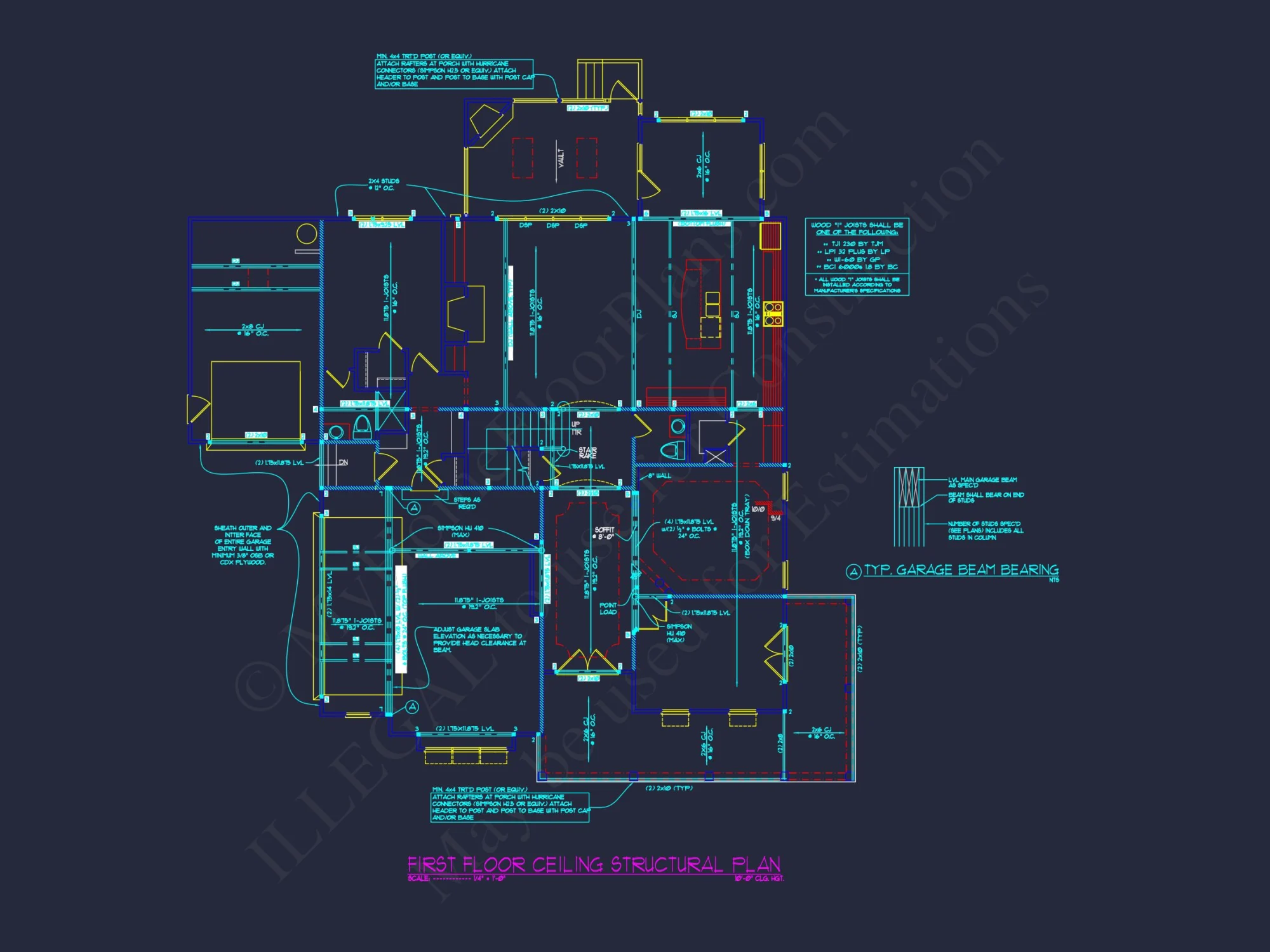 Spacious Craftsman house Plan with 3 Floors and 5 Bedrooms