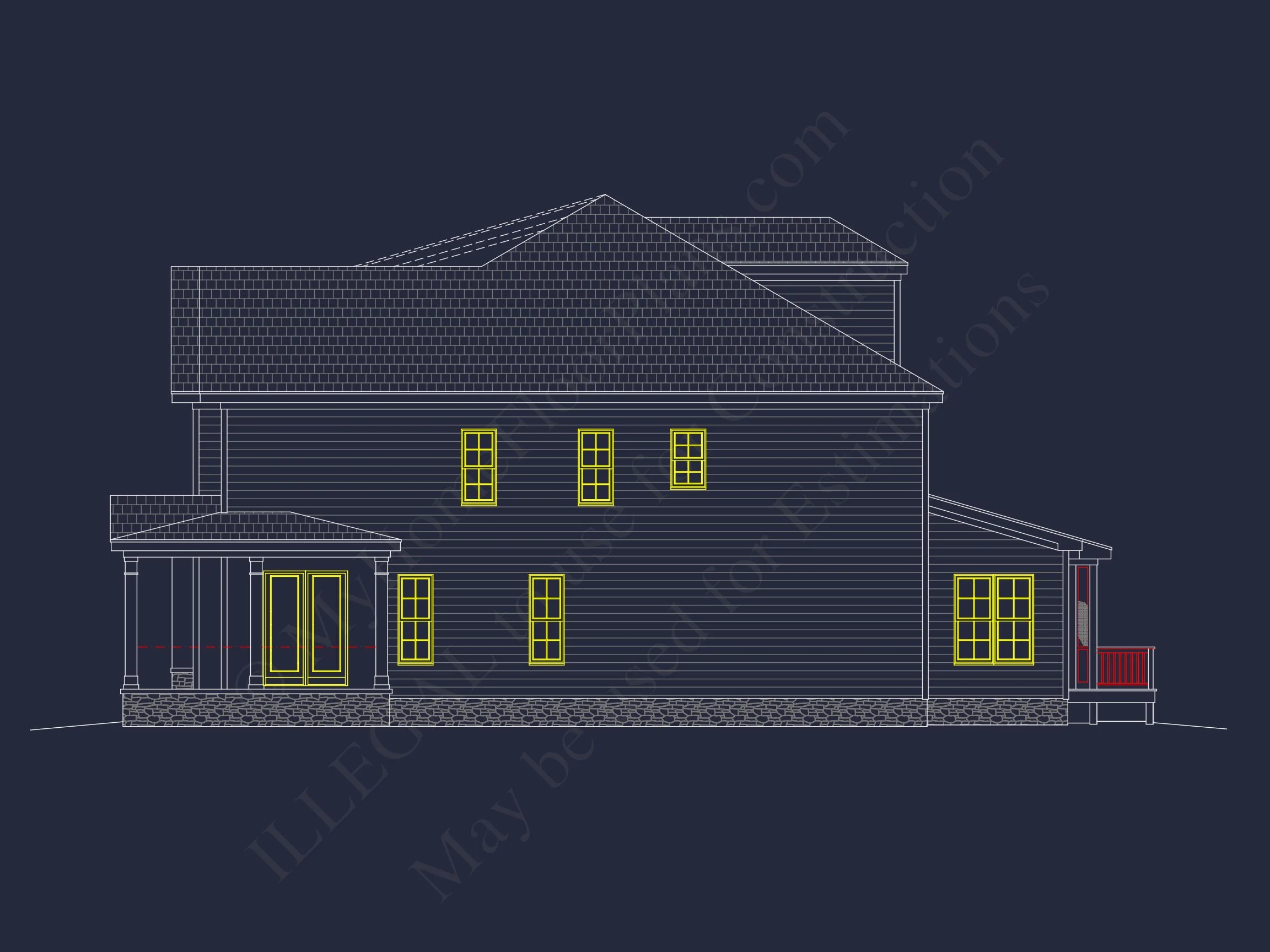 12-2629 HOUSE PLAN - Spacious Craftsman House Plan with 3 Floors and 5 Bedrooms 47 Spacious Craftsman house Plan with 3 Floors and 5 Bedrooms