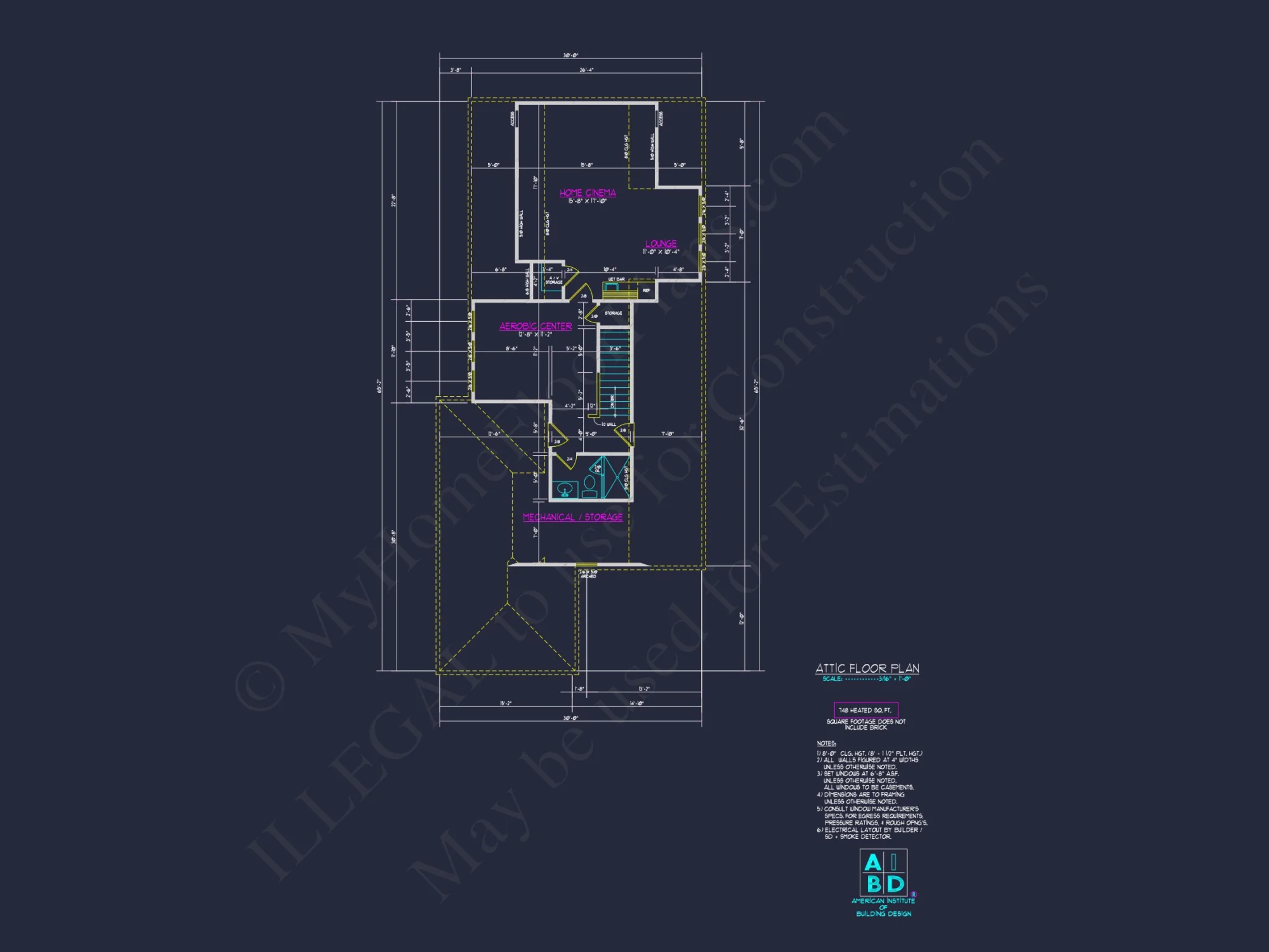 Modern 2-Story house Plan with CAD Blueprint and Unique Designs