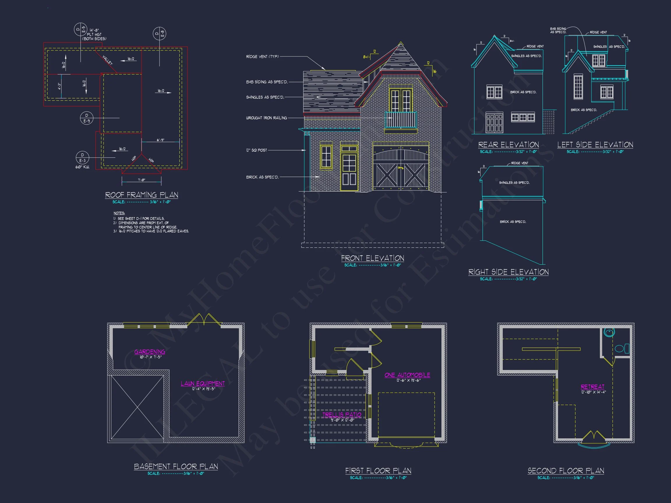8-1160 HOUSE PLAN - French Country Luxury House Plan – 5 Beds, 3 Stories 45 Luxury 3-Story house Plan with 5 Beds, 5.5 Baths & Pool