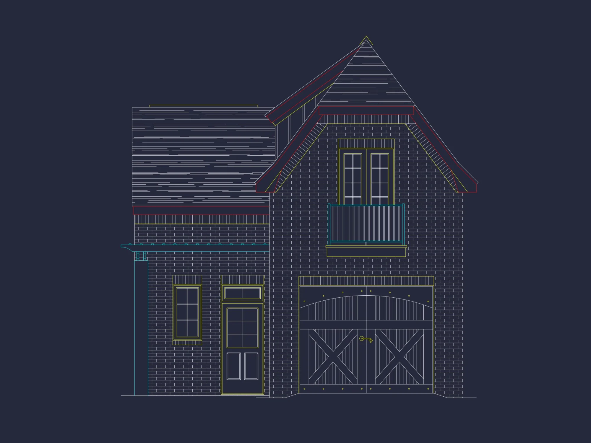 Luxury 3-Story house Plan with 5 Beds, 5.5 Baths & Pool