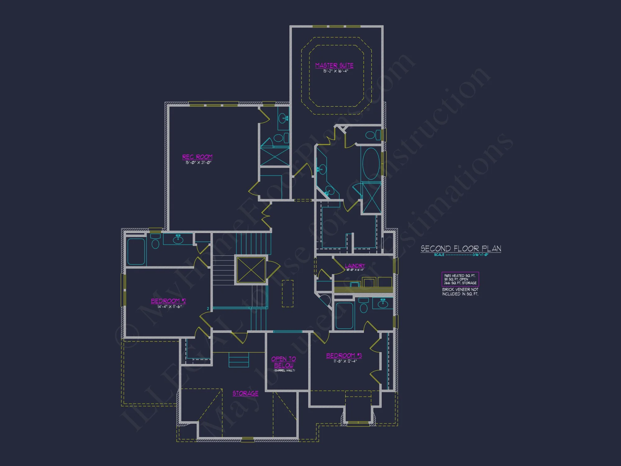 Luxury 3-Story house Plan with 5 Beds, 5.5 Baths & Pool