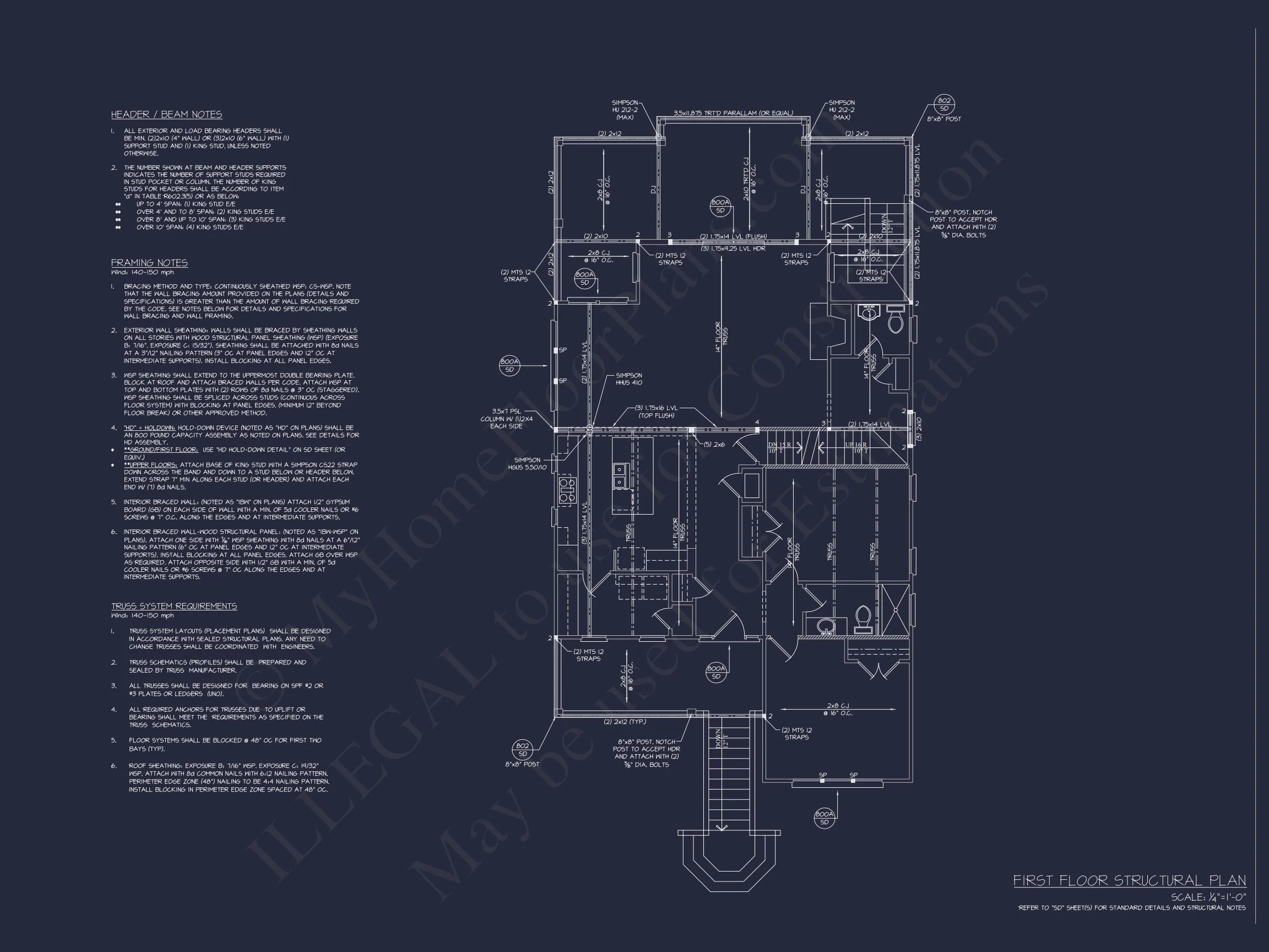 Modern Coastal house Plan with Spacious Layout and Detailed CAD Designs