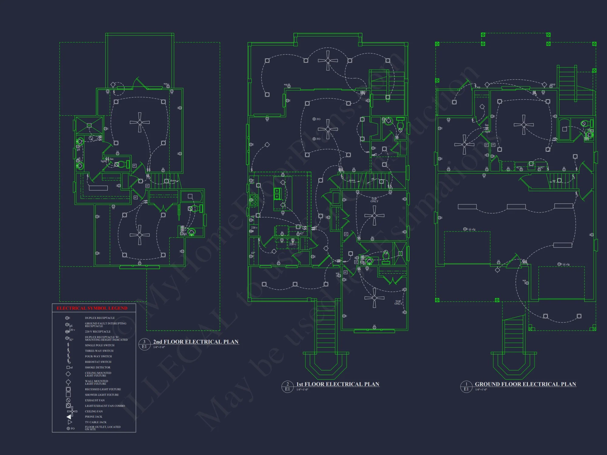 Modern Coastal house Plan with Spacious Layout and Detailed CAD Designs