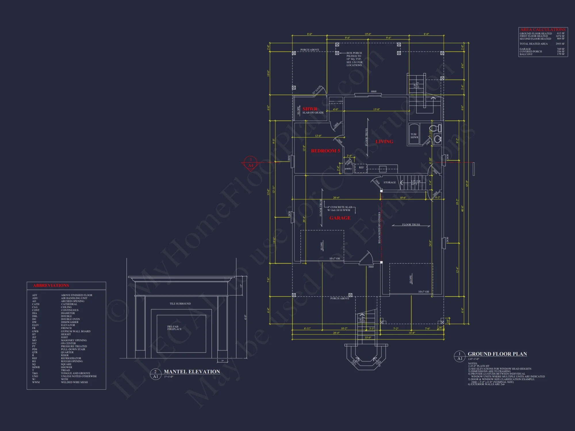 Modern Coastal house Plan with Spacious Layout and Detailed CAD Designs