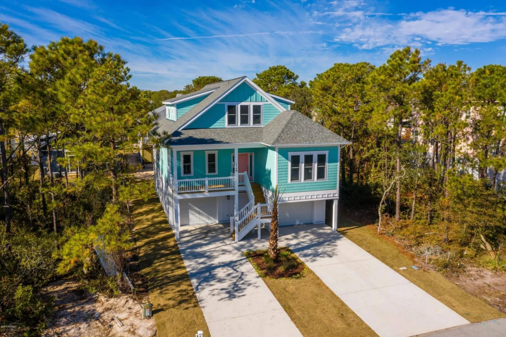 Modern Coastal house Plan with Spacious Layout and Detailed CAD Designs