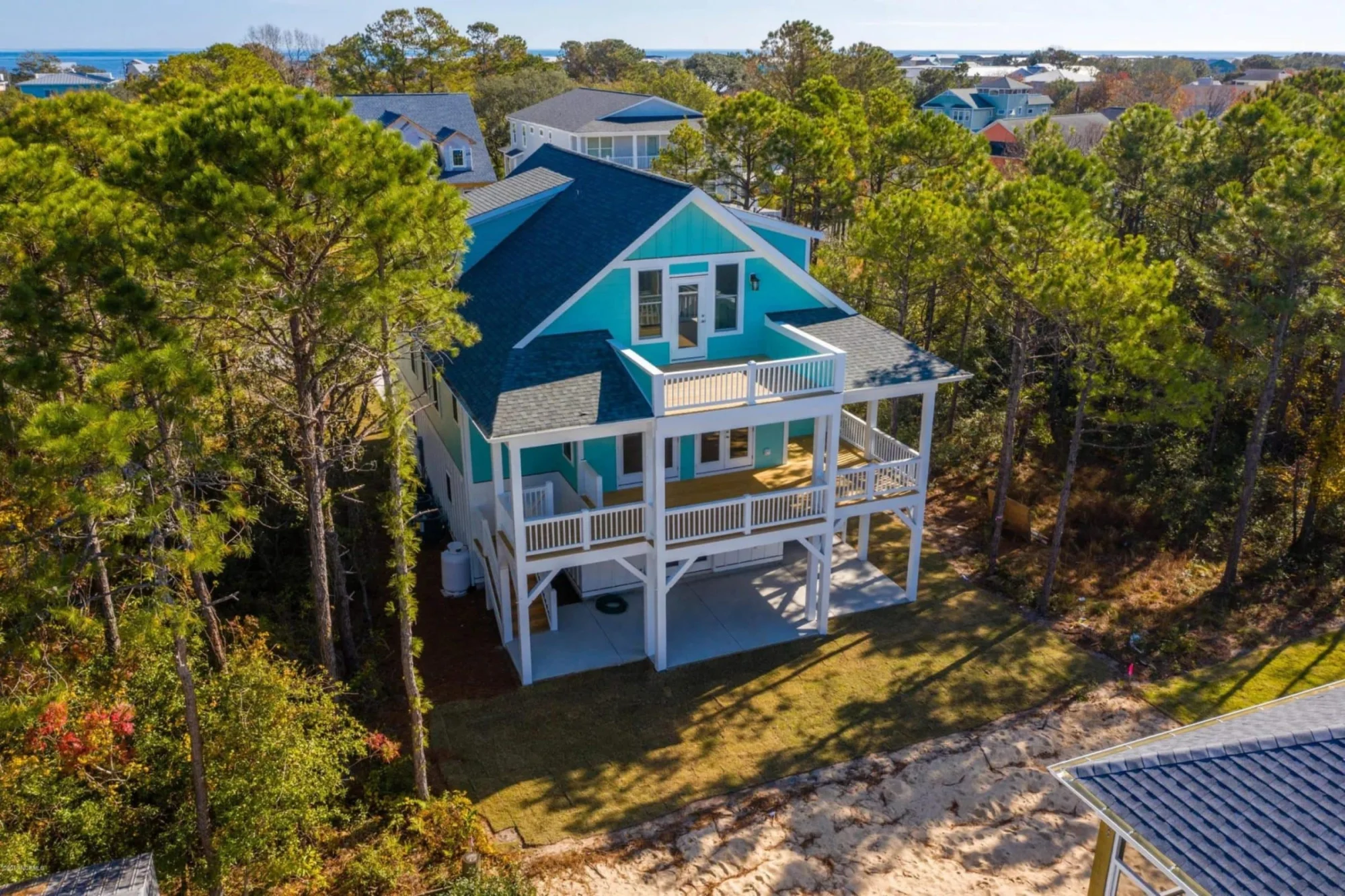 Modern Coastal house Plan with Spacious Layout and Detailed CAD Designs