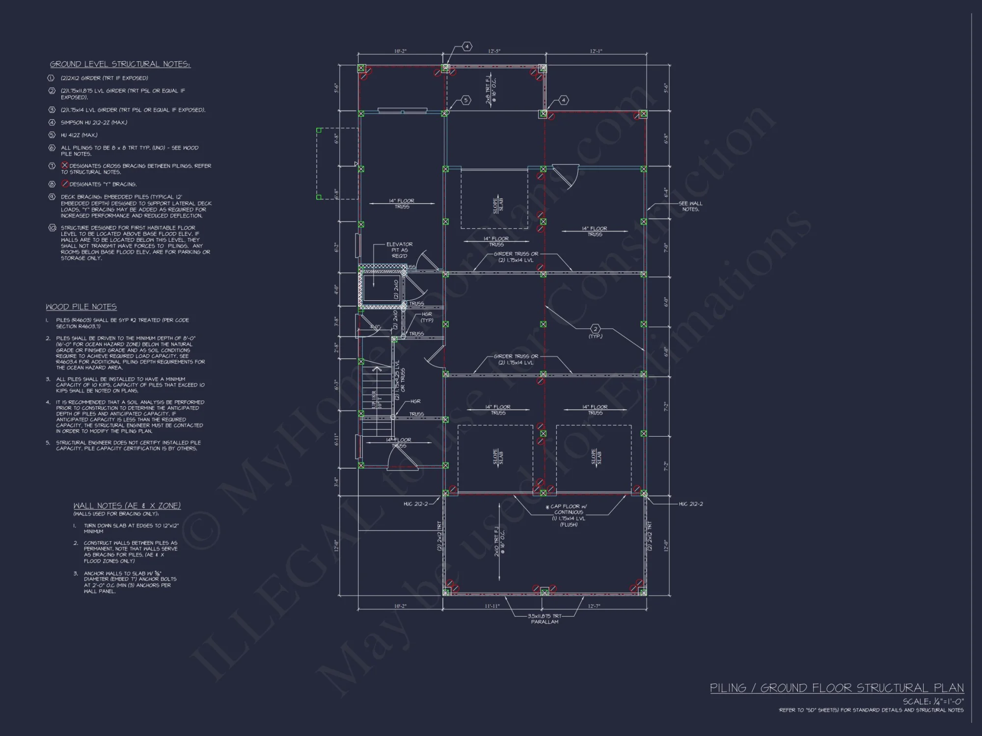 Modern house Plan with CAD Designs, 3 Floors, and Open Spaces