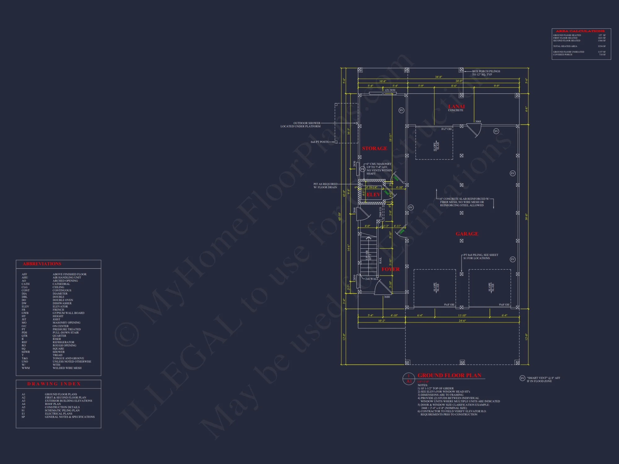 Modern house Plan with CAD Designs, 3 Floors, and Open Spaces