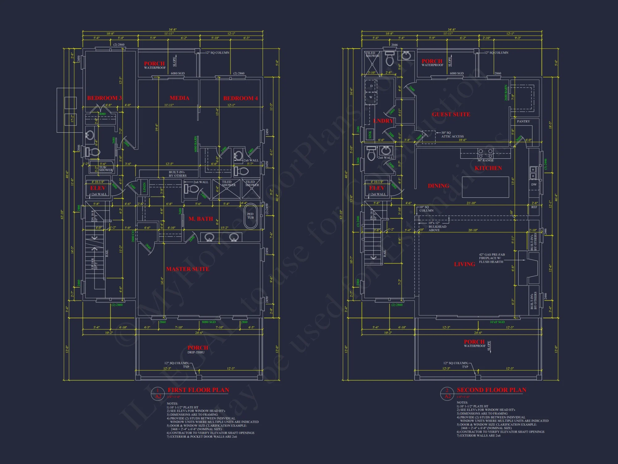 Modern house Plan with CAD Designs, 3 Floors, and Open Spaces
