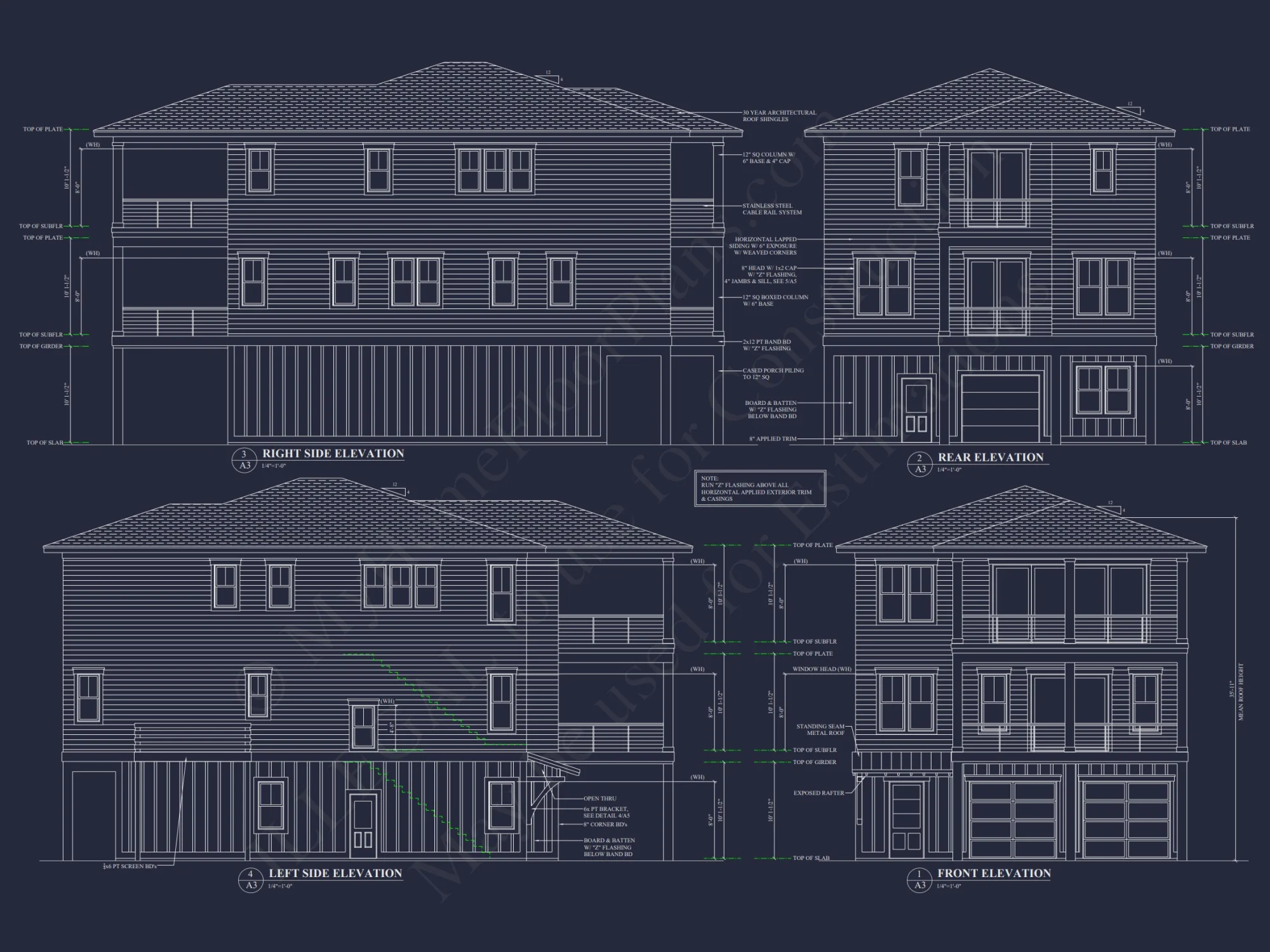 Modern house Plan with CAD Designs, 3 Floors, and Open Spaces