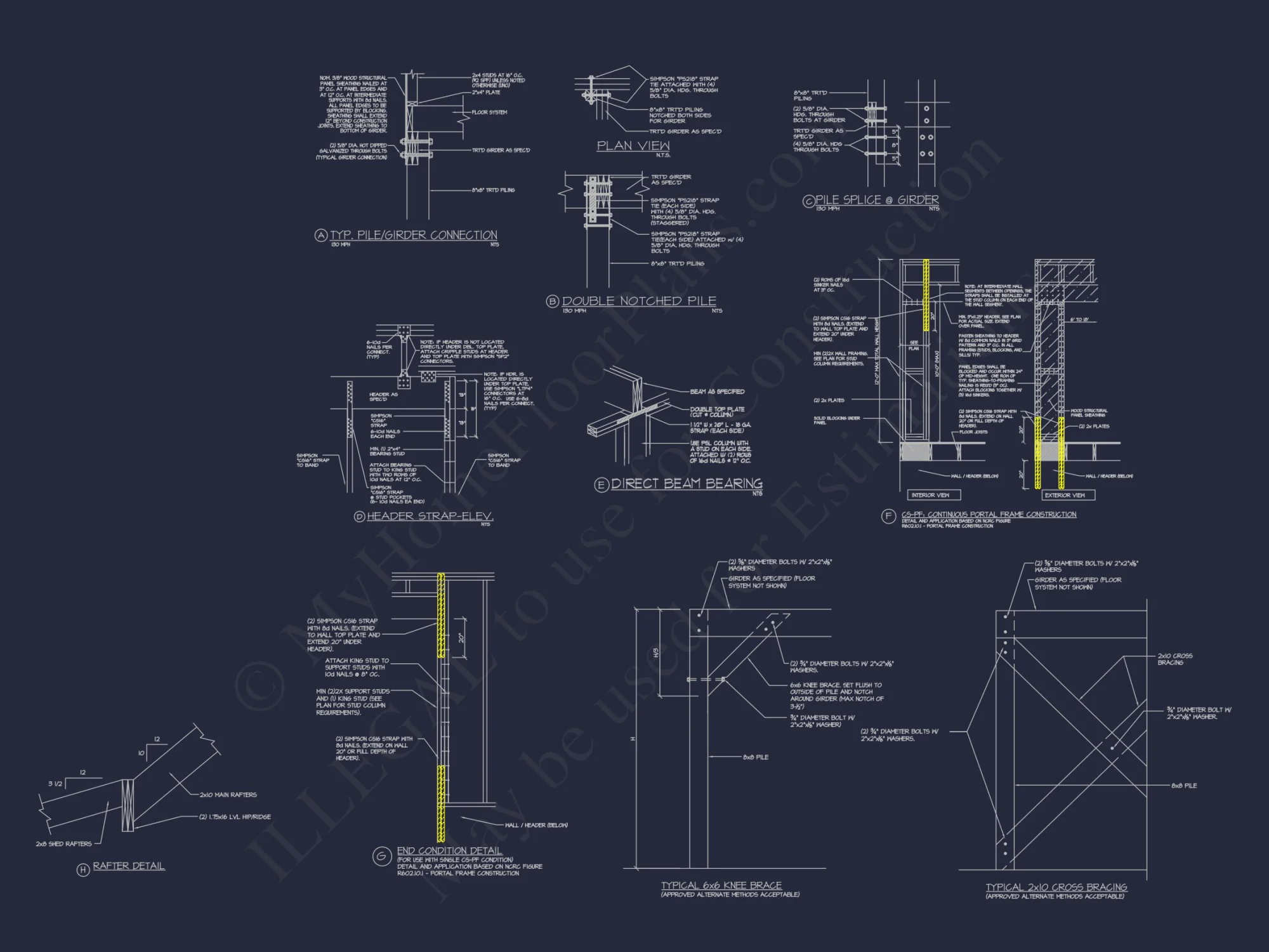 Custom Southern house Plan with Floor Plans and CAD Designs