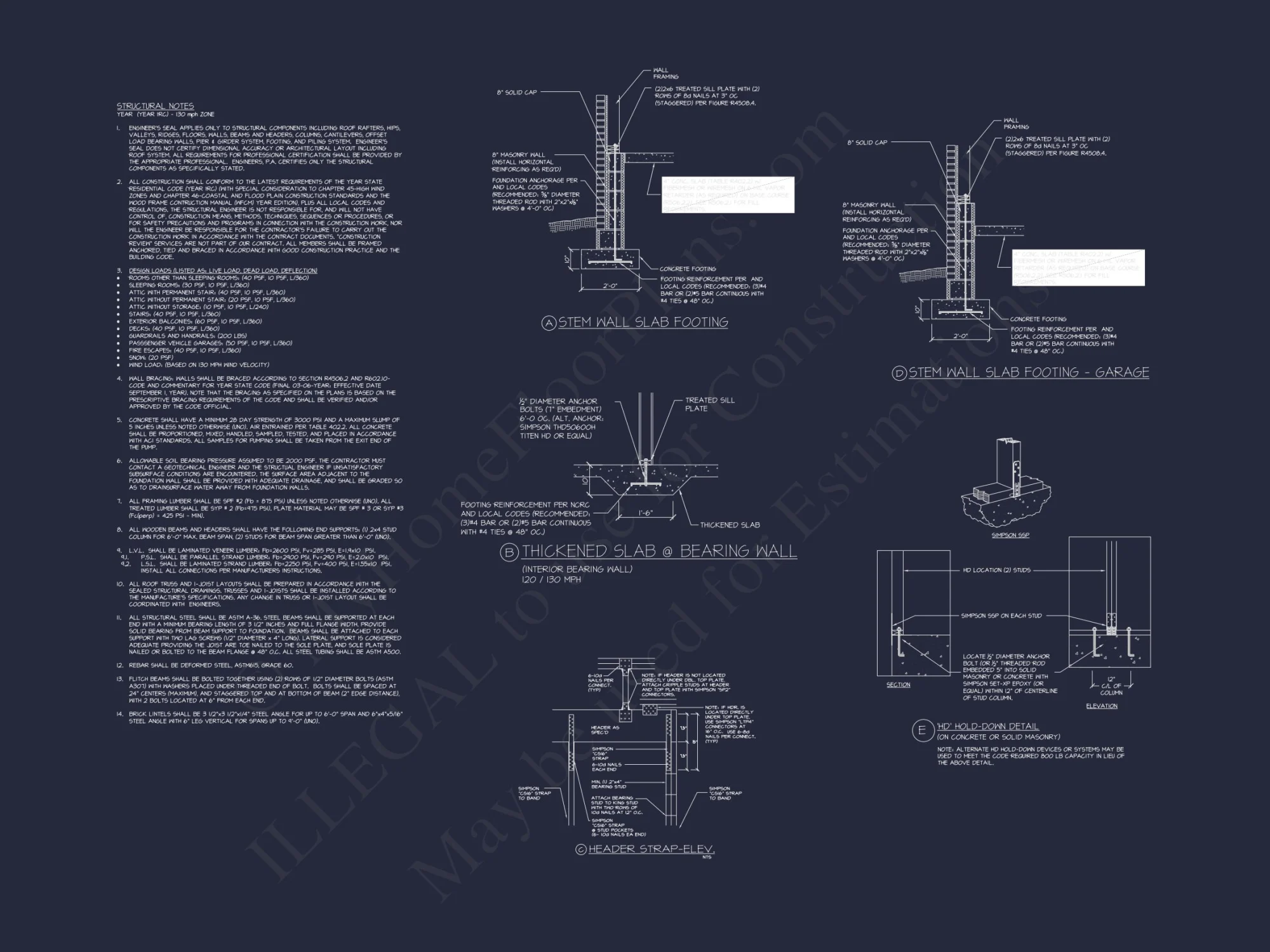 Elegant 5-Bedroom house Floor Plan with 2 Stories and Garage