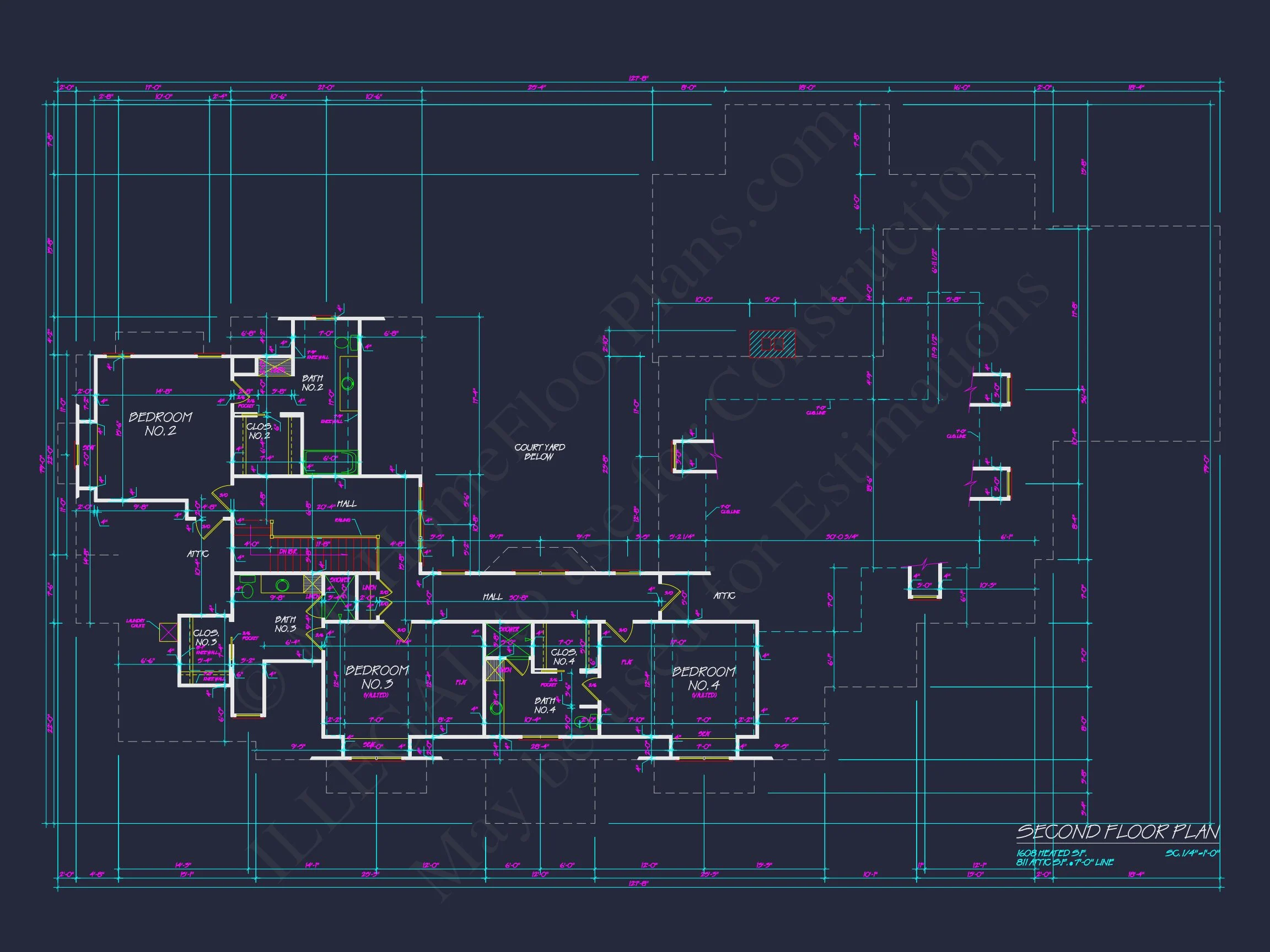 17-1717 HOUSE PLAN - Luxury House Plan with CAD Designs & French Country Charm 11 Luxury house Plan with CAD Designs & French Country Charm
