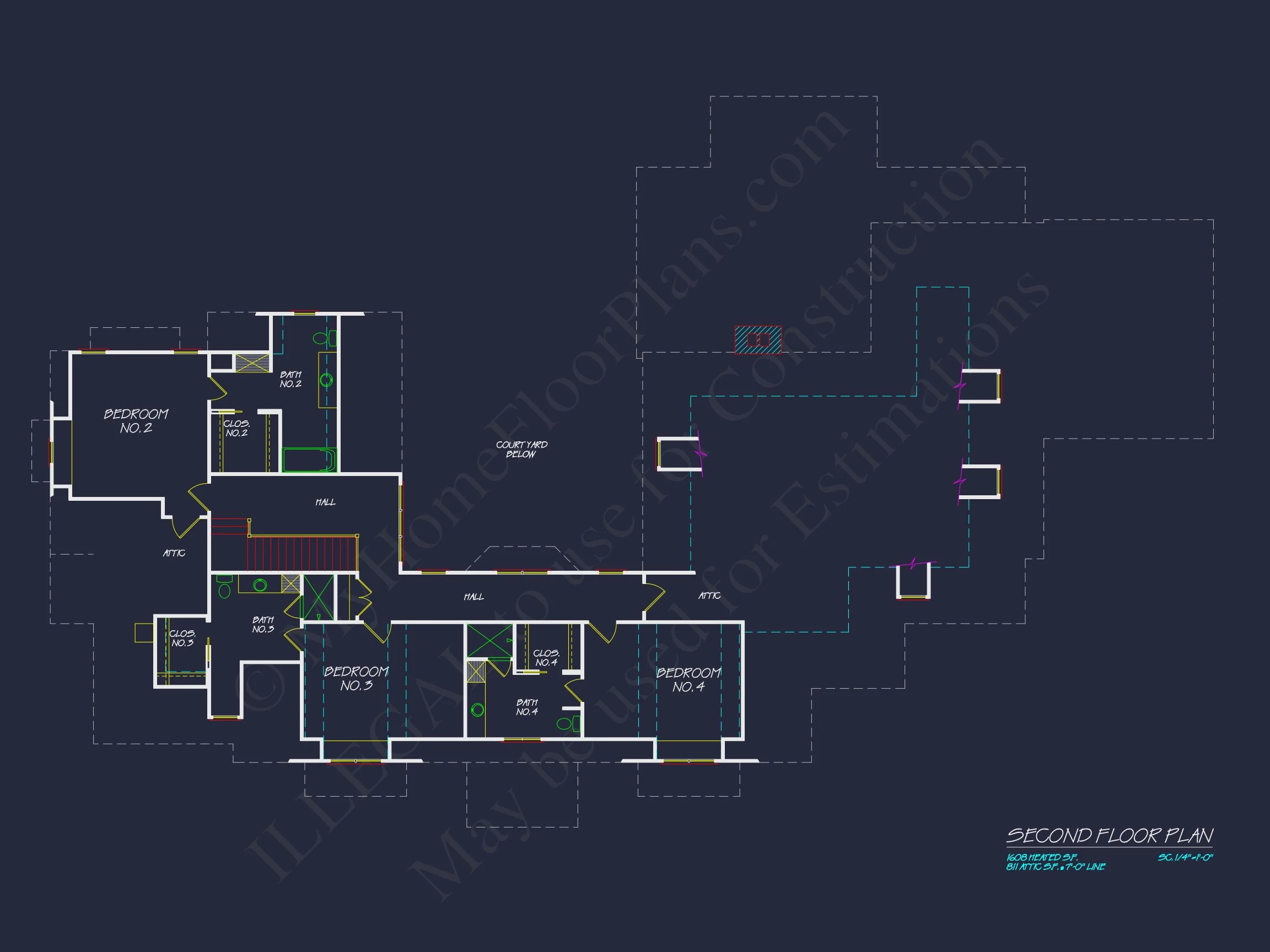 17-1717 HOUSE PLAN - Luxury House Plan with CAD Designs & French Country Charm 9 Luxury house Plan with CAD Designs & French Country Charm