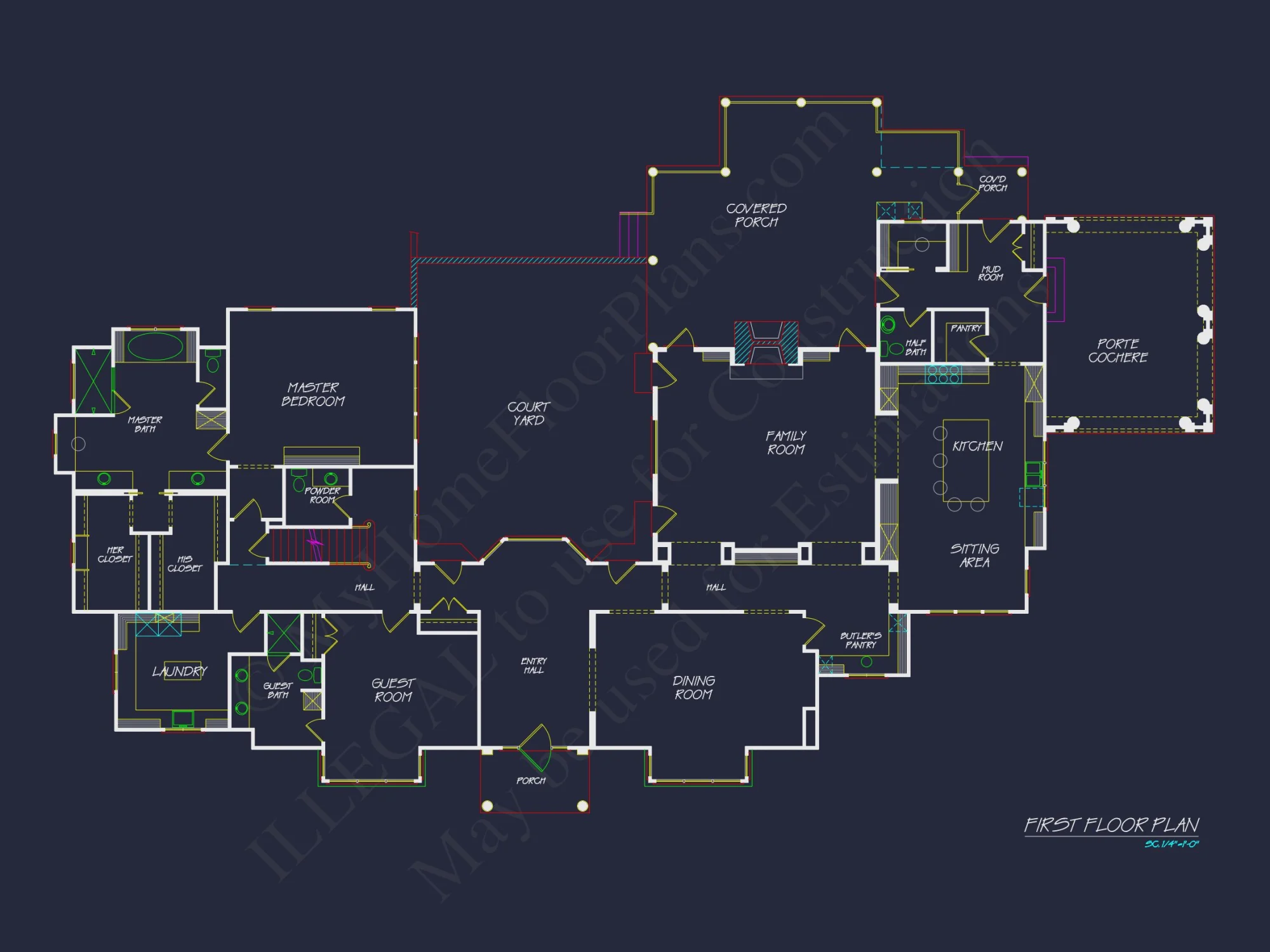 Luxury house Plan with CAD Designs & French Country Charm
