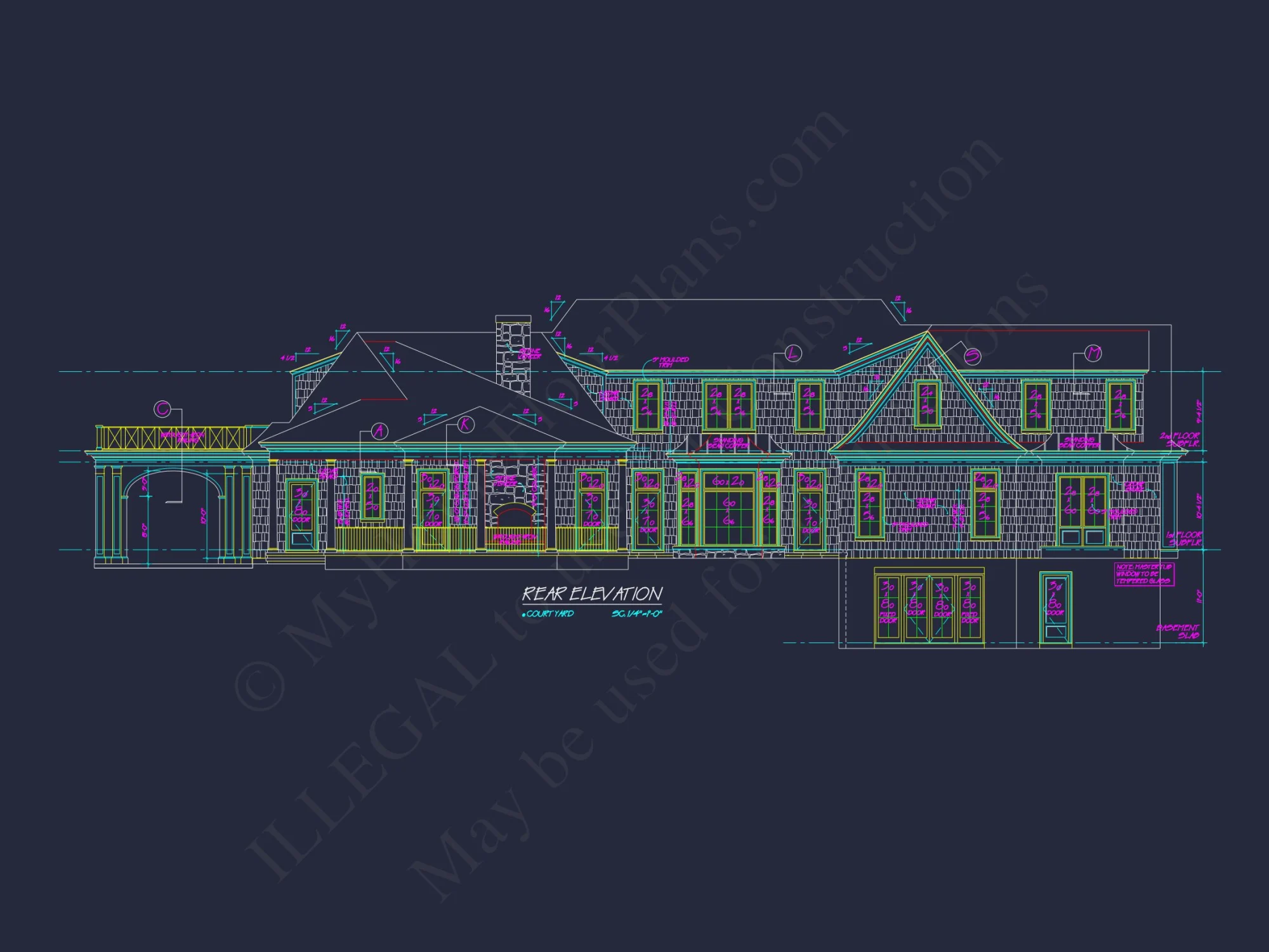 Luxury house Plan with CAD Designs & French Country Charm