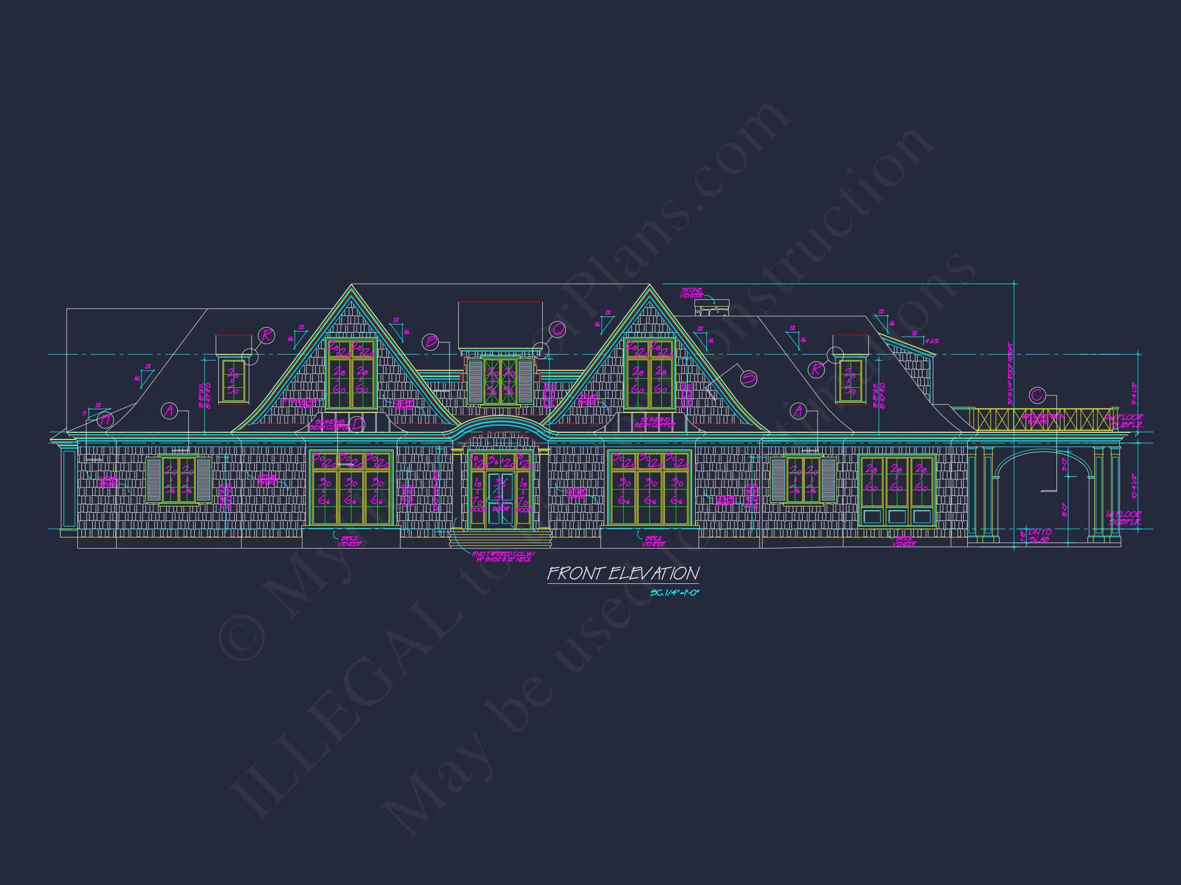 17-1717 HOUSE PLAN - Luxury House Plan with CAD Designs & French Country Charm 2 Luxury house Plan with CAD Designs & French Country Charm