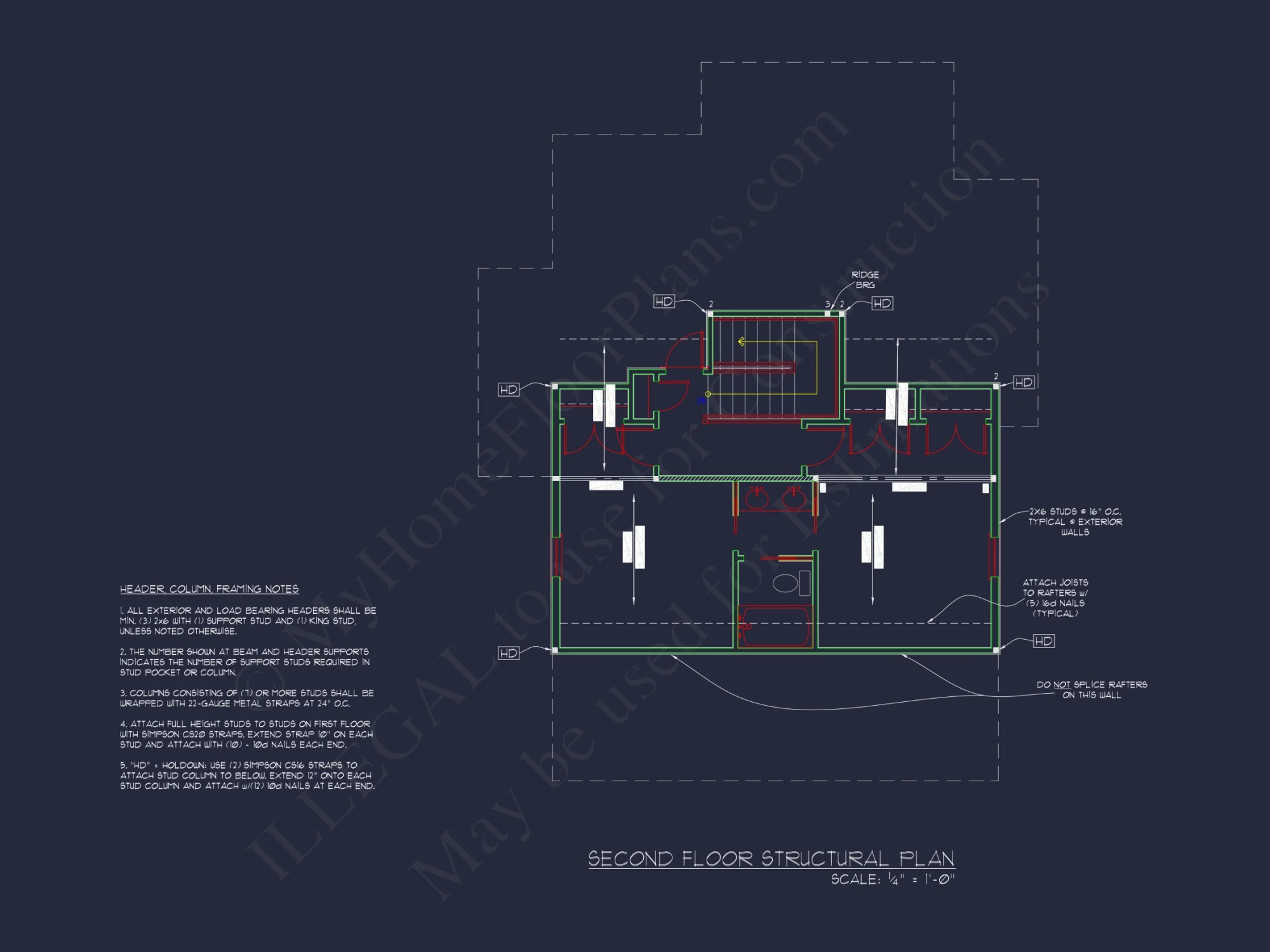 Stunning house Plan with CAD Designs & Architectural Blueprints