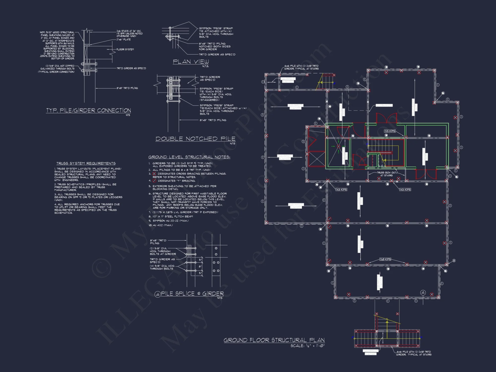 Stunning house Plan with CAD Designs & Architectural Blueprints