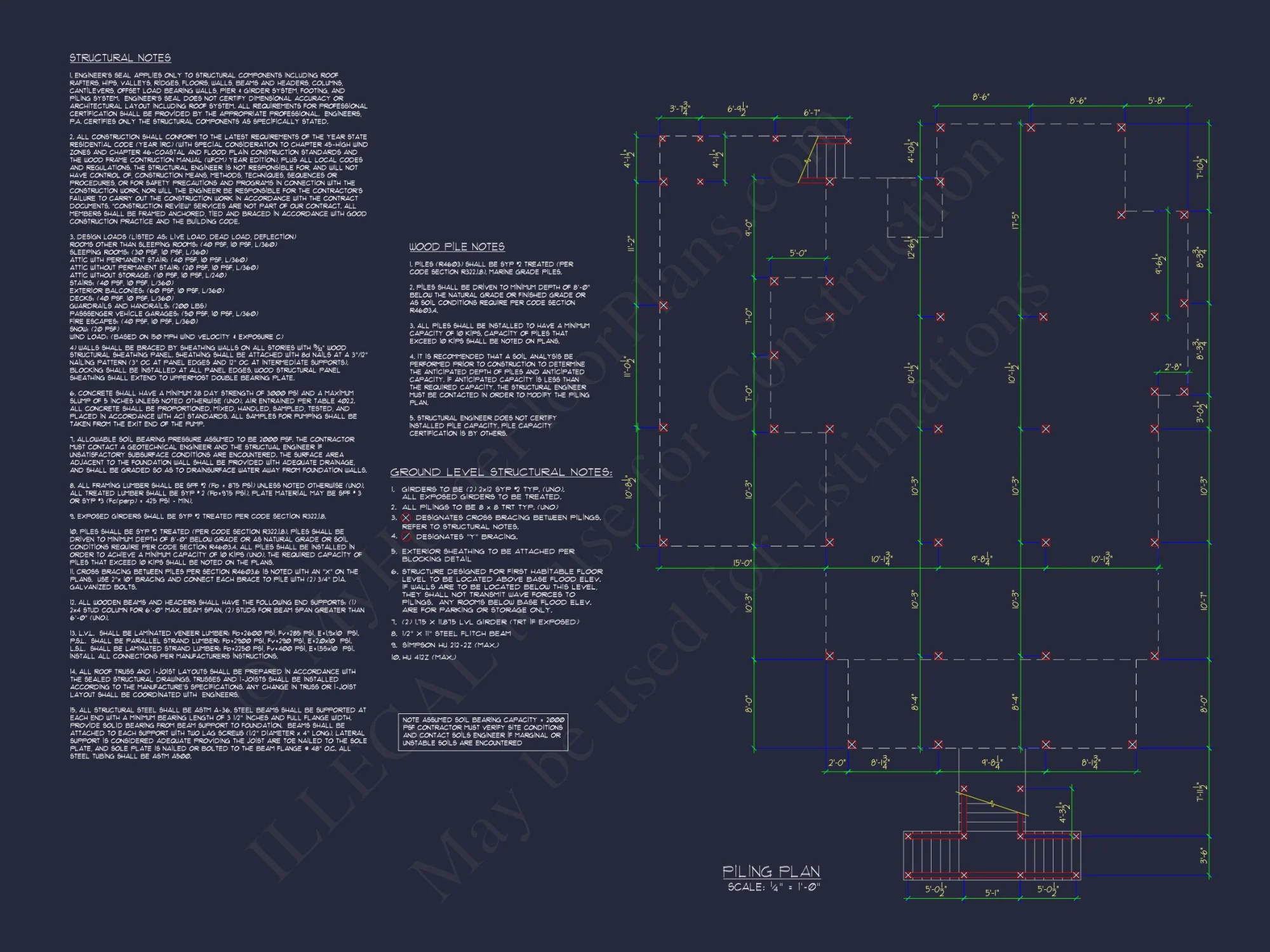 Stunning house Plan with CAD Designs & Architectural Blueprints