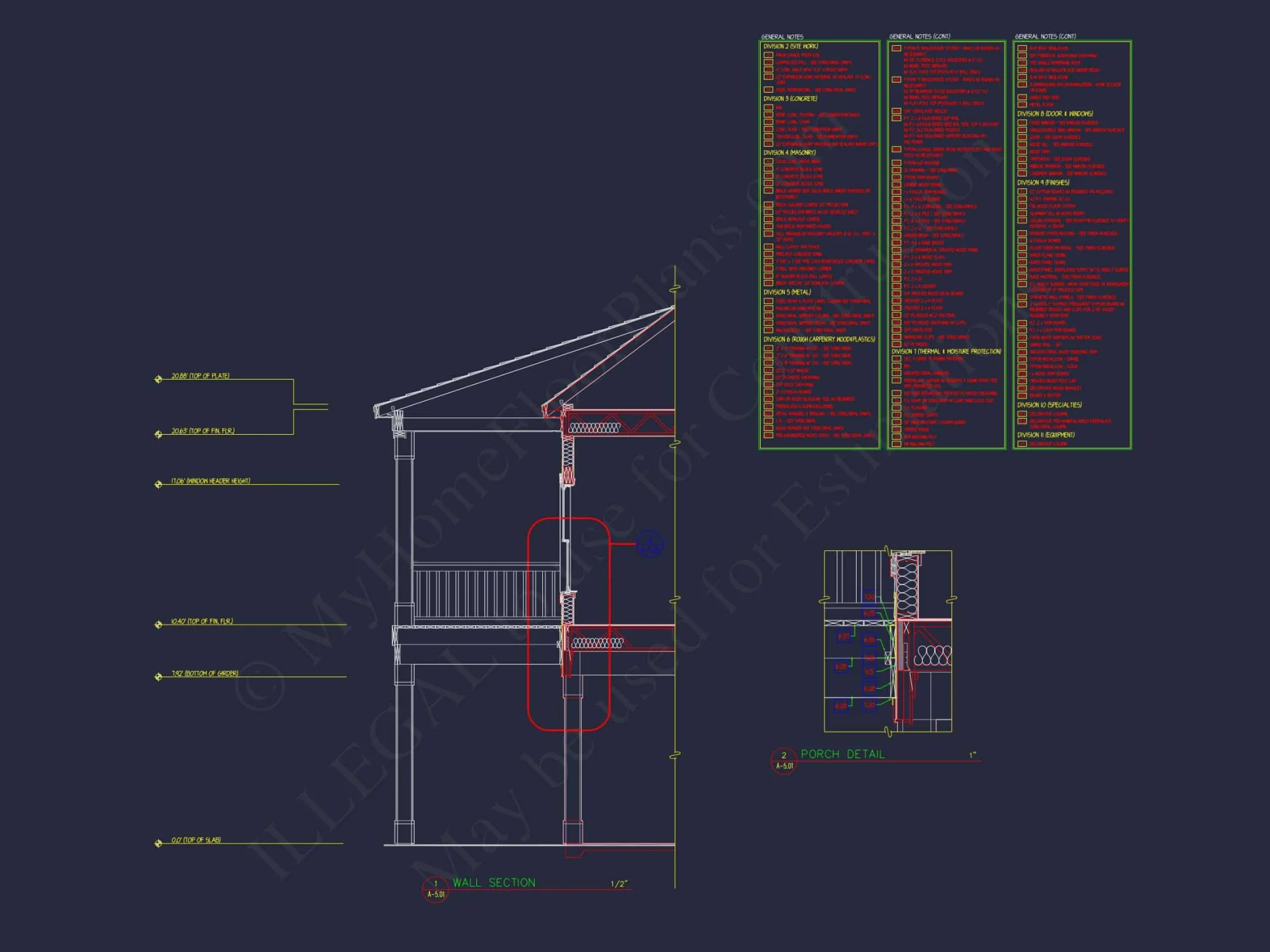 Stunning house Plan with CAD Designs & Architectural Blueprints