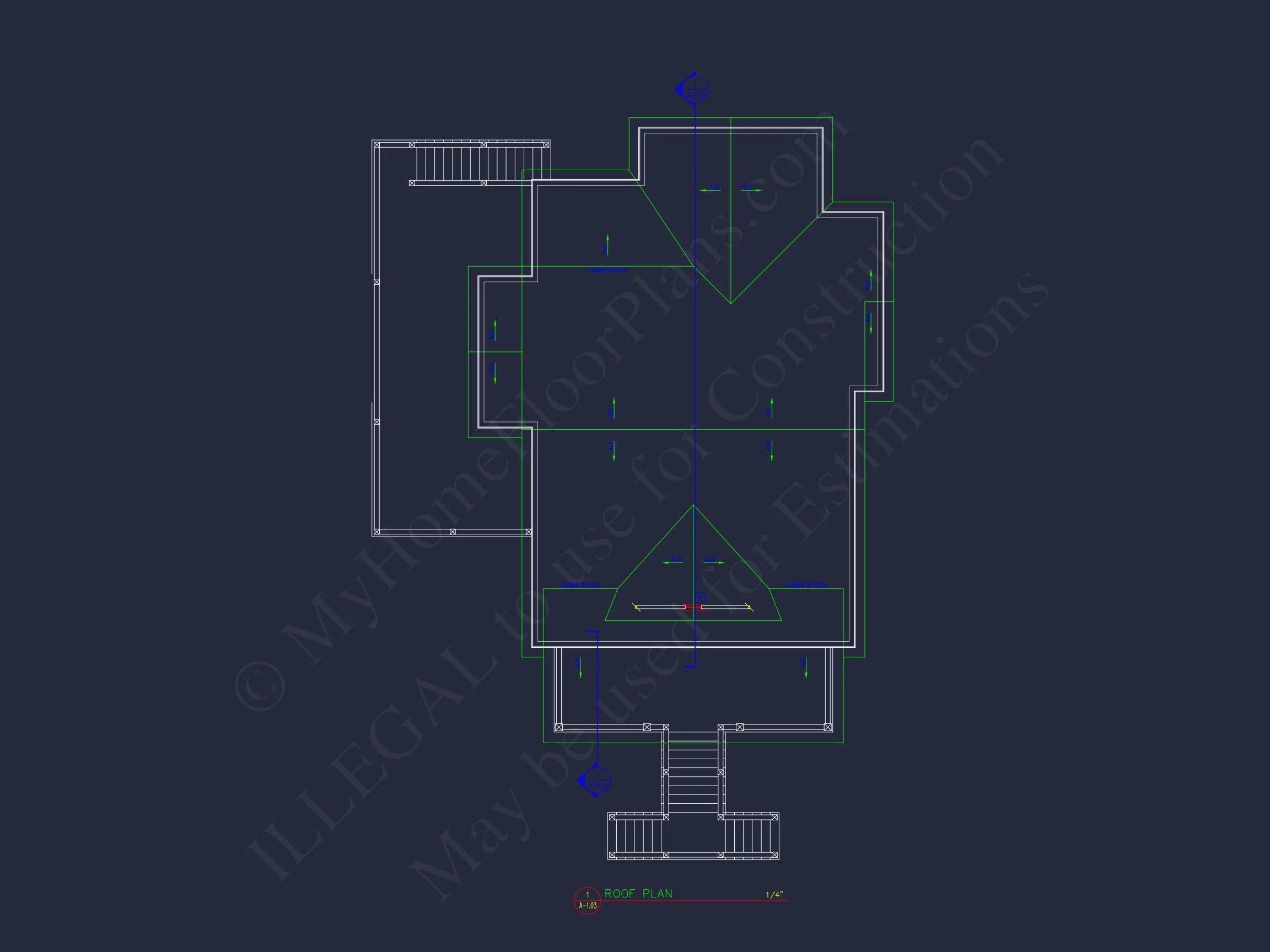 Stunning house Plan with CAD Designs & Architectural Blueprints