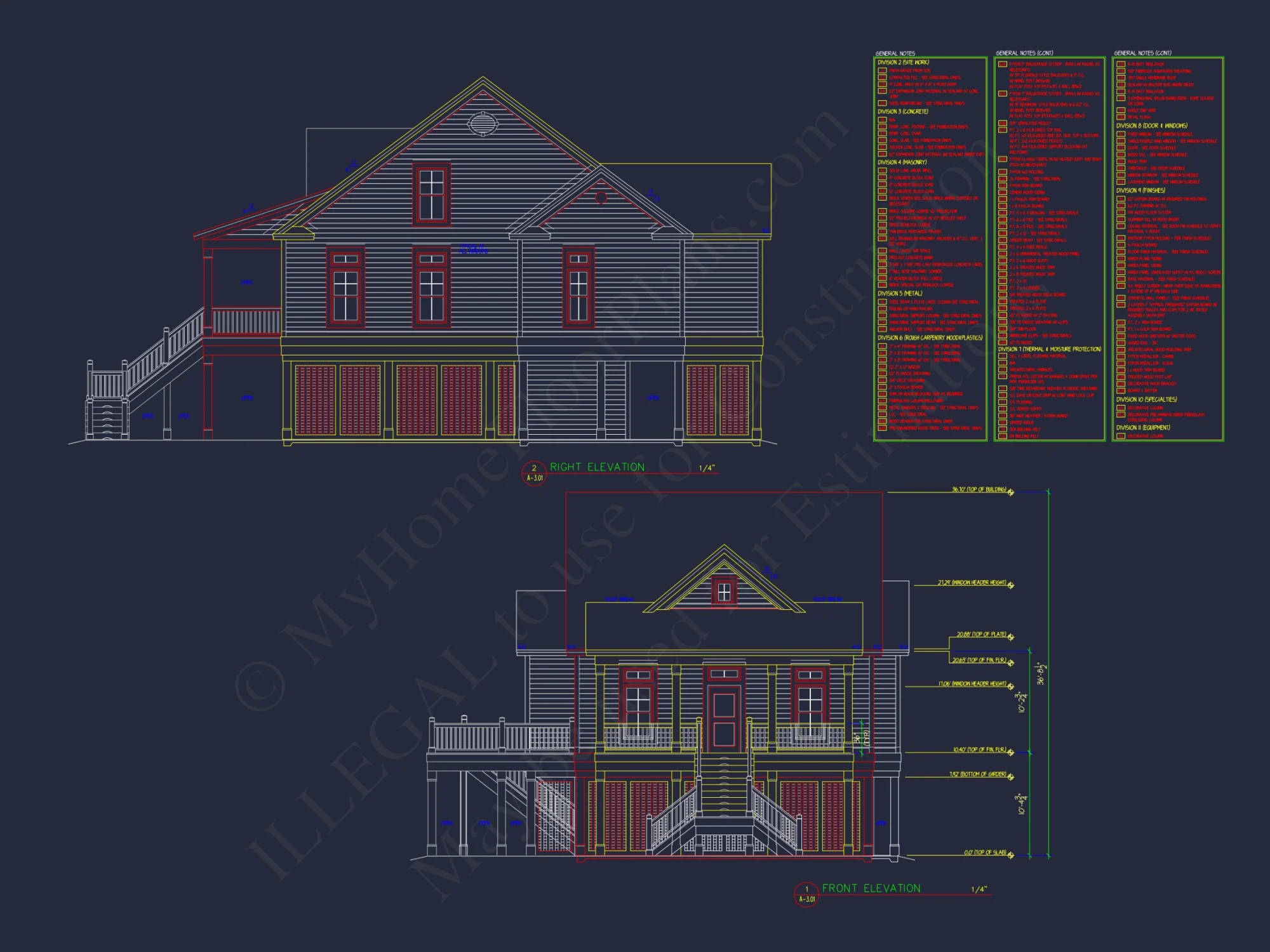 Stunning house Plan with CAD Designs & Architectural Blueprints