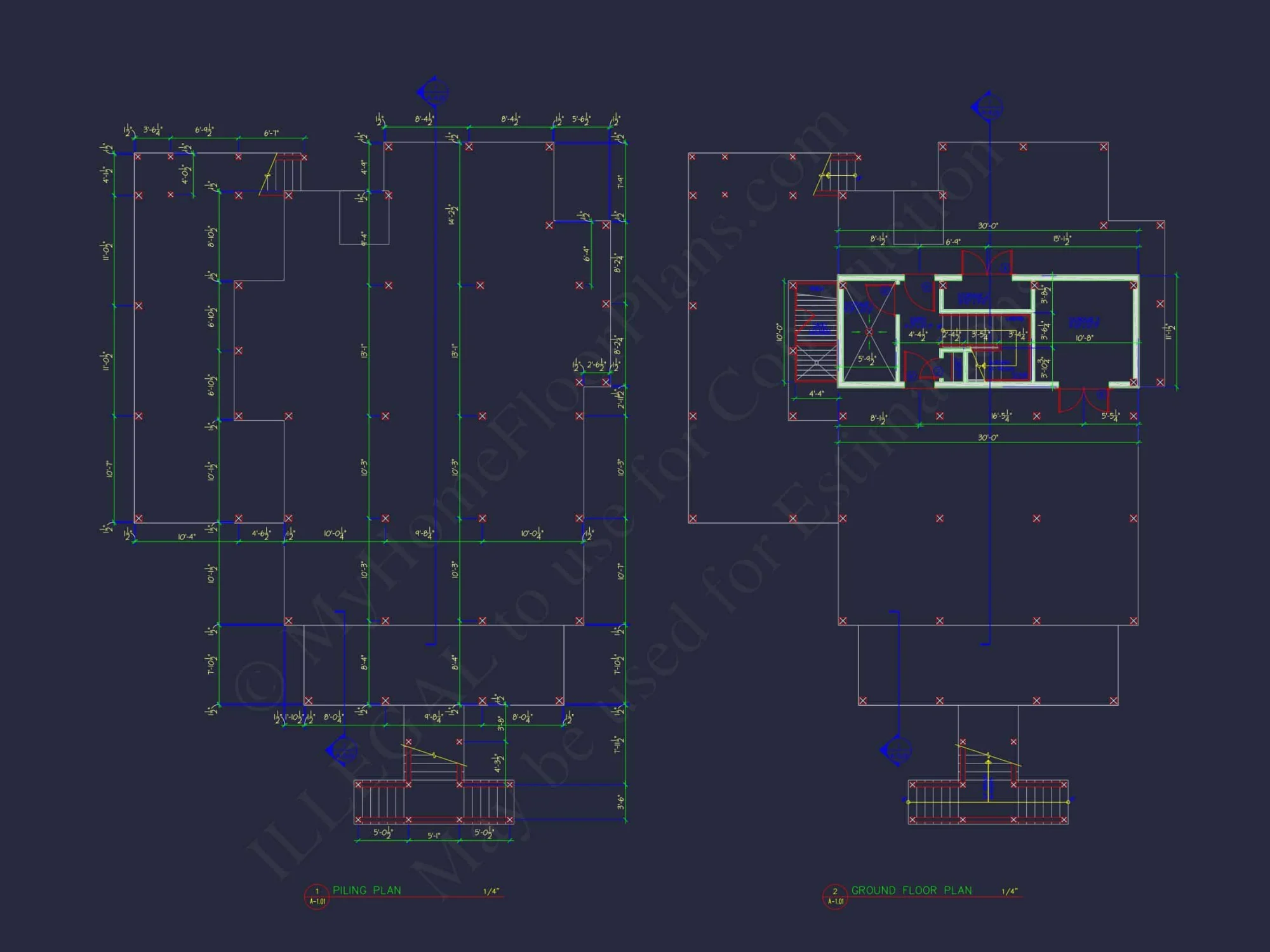 Stunning house Plan with CAD Designs & Architectural Blueprints