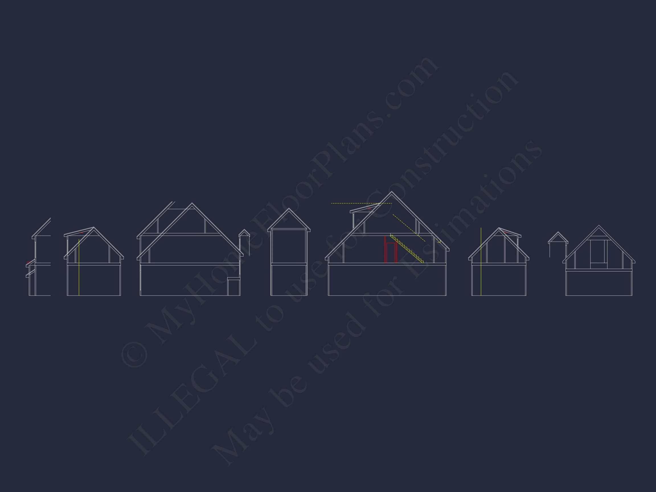 8-1303 HOUSE PLAN - French Country Luxury House Plan – 5 Beds, 4,300 Sq Ft 47 Elegant 5-Bedroom house Floor Plan with Modern Architectural Designs