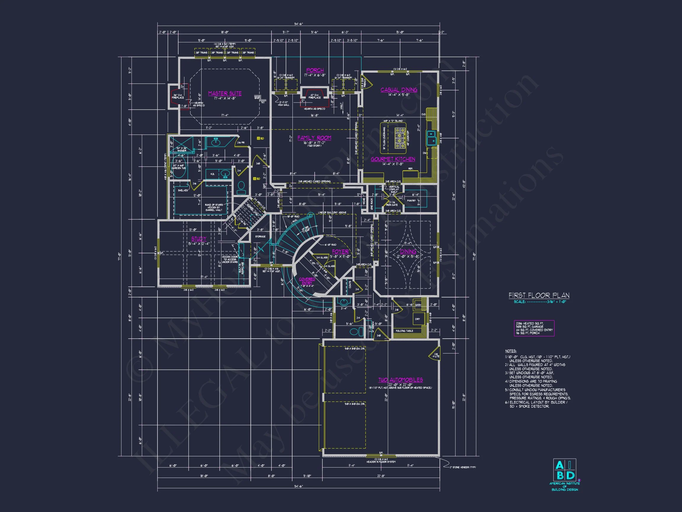 Elegant 5-Bedroom house Floor Plan with Modern Architectural Designs
