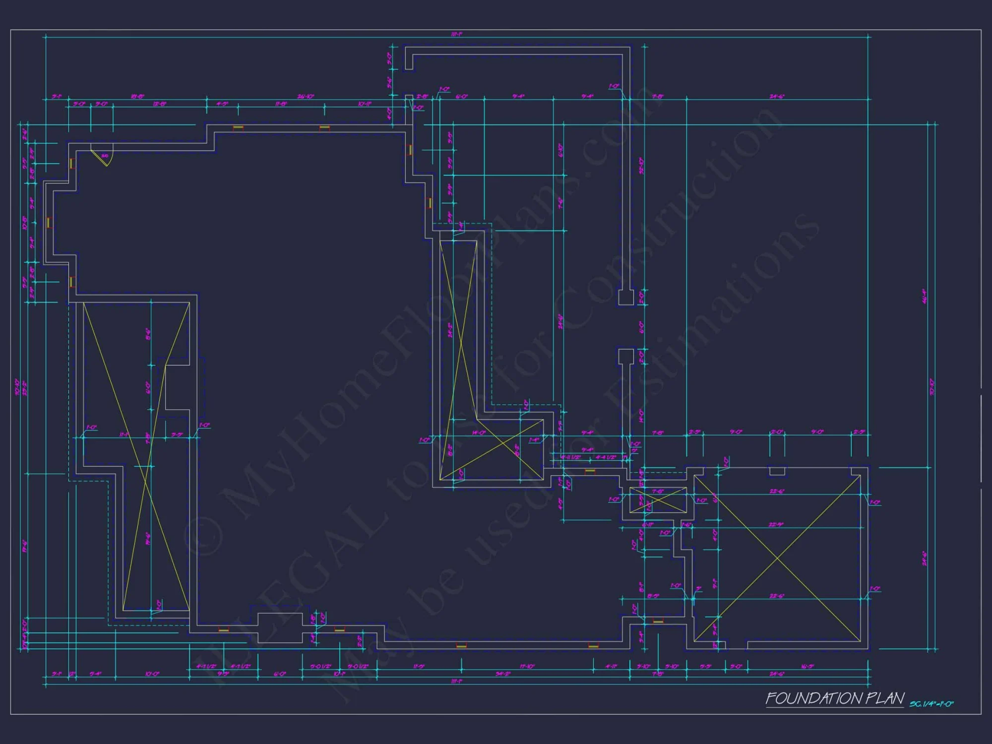 French Country house Plan with 5 Bedrooms and Spacious CAD Design